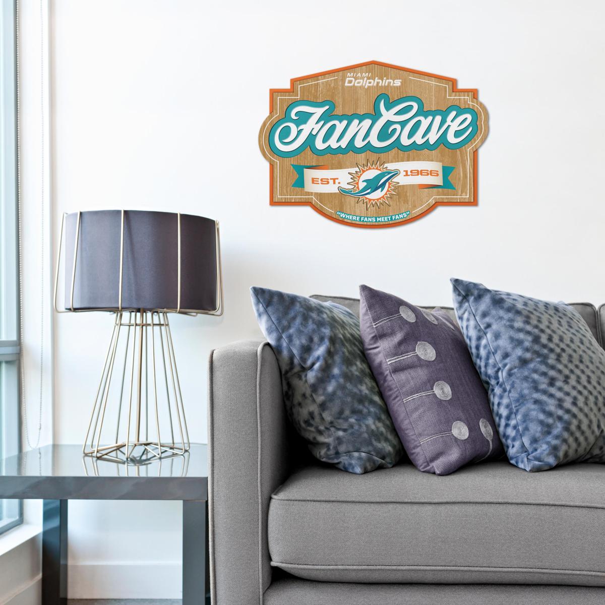 Letrero Madera Fan Cave 3D Sign Dolphins