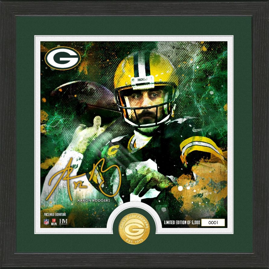 Cuadro Aaron Rodgers Packers Surge Frame