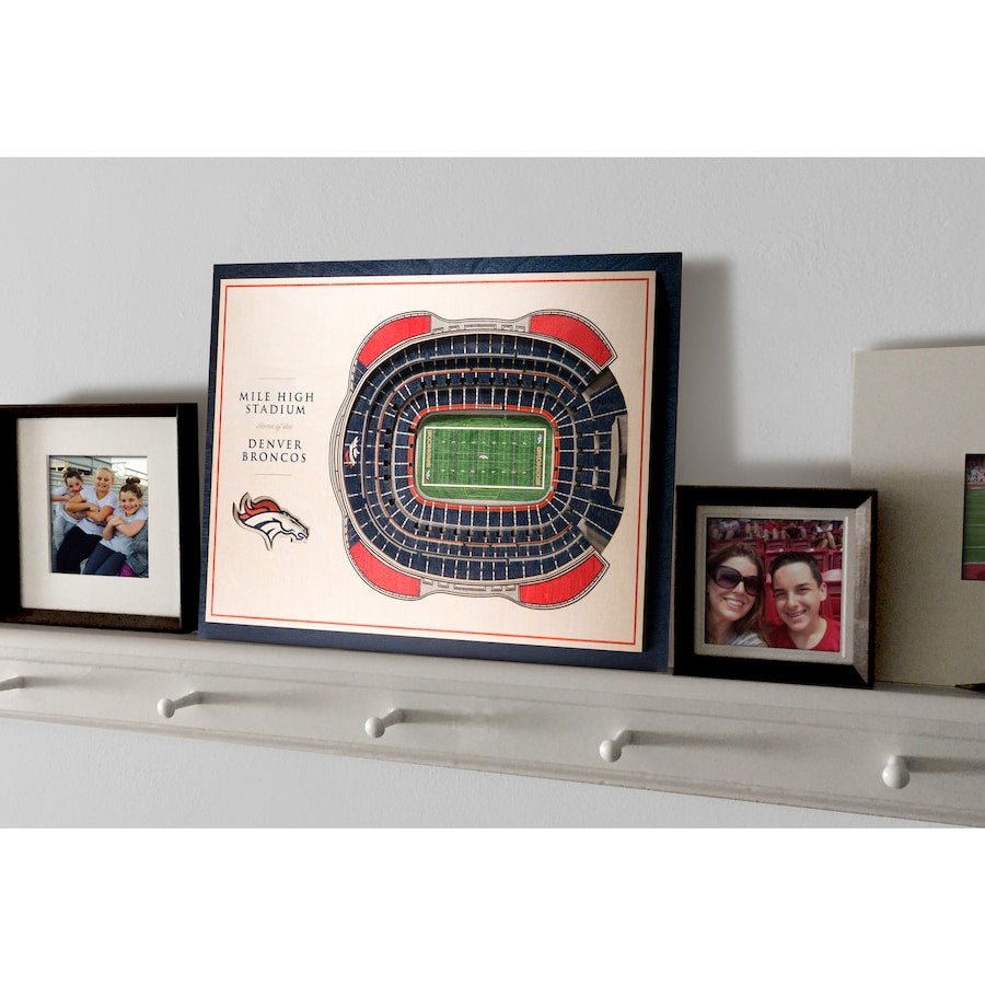 Cuadro 3D Stadium View Broncos