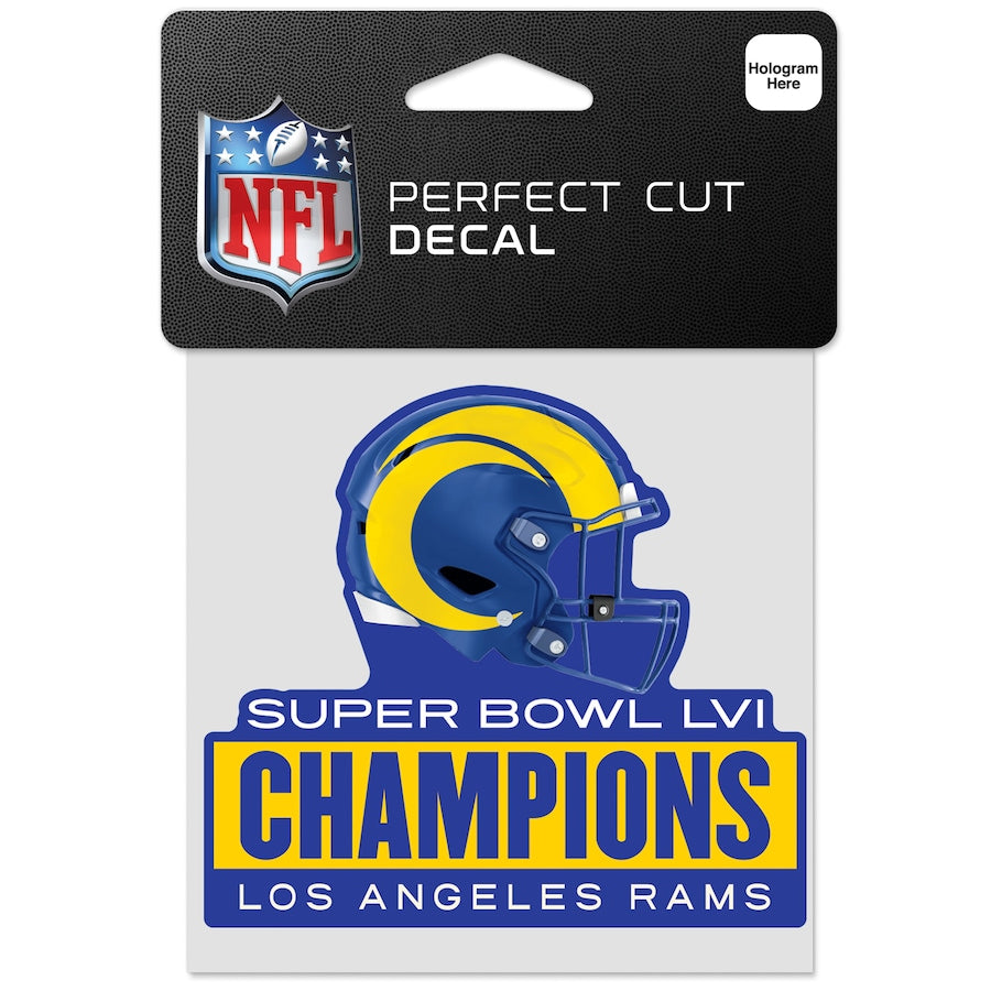 Calcomania Wincraft Super Bowl Lvi Champions Rams