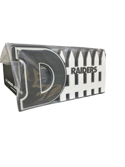 Letrero Foam 3D Defense Wall Sign Raiders