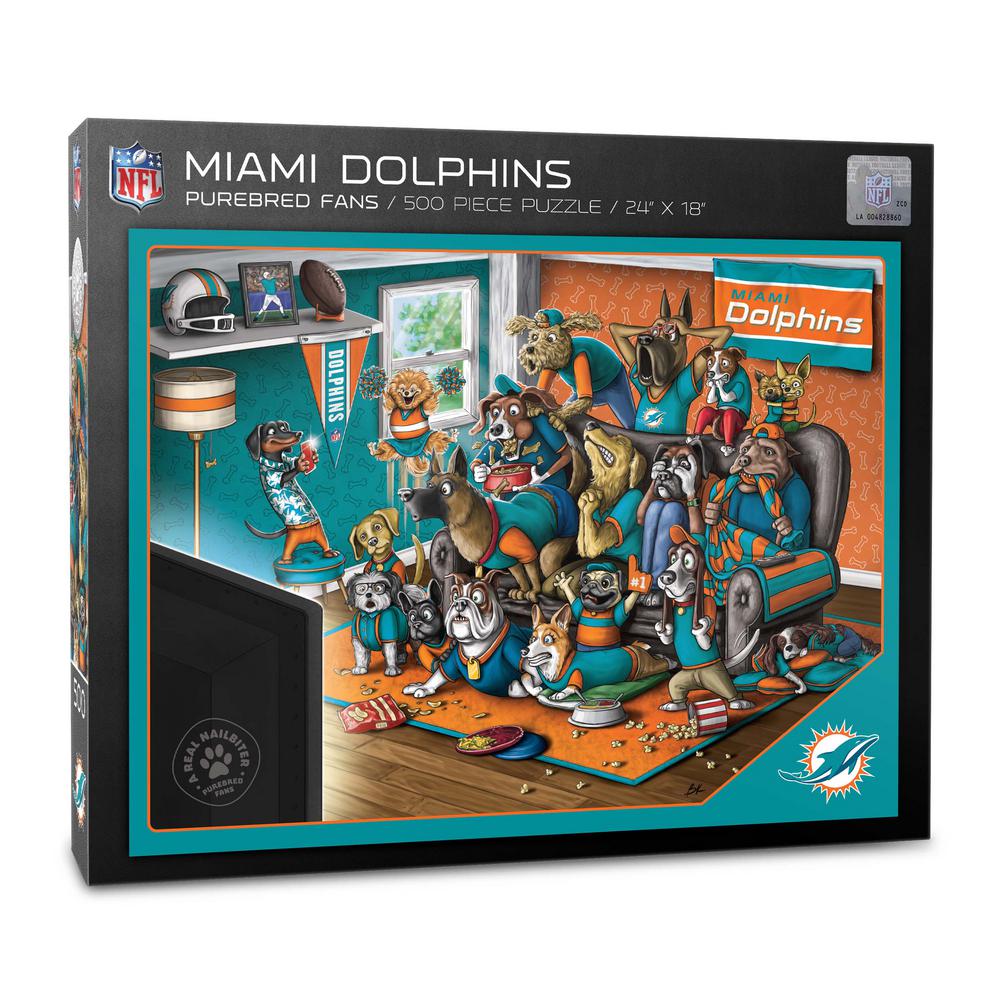 Rompecabezas Purebred 500Pzas Dolphins
