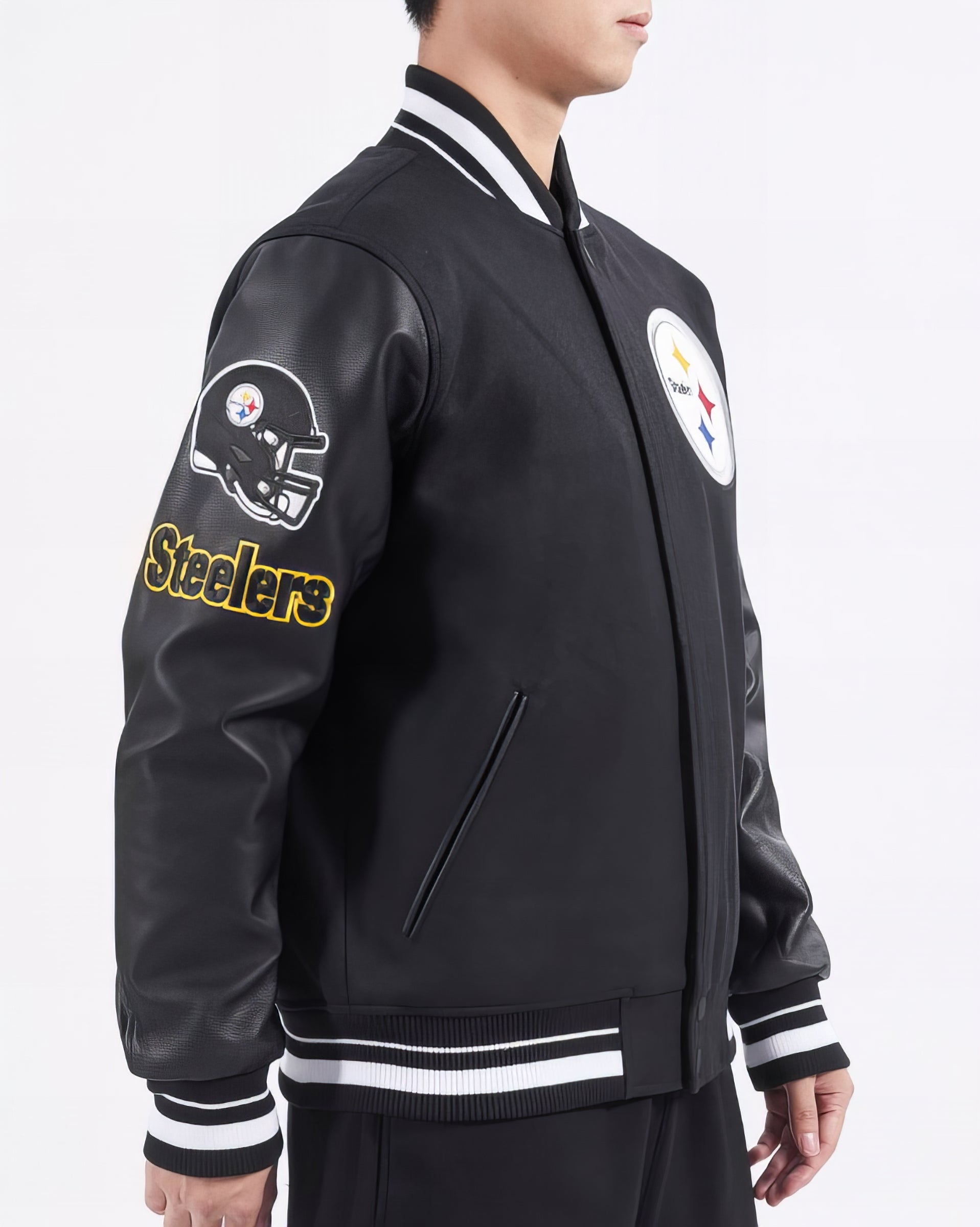 Chamarra Universitaria Lana Varsity Pro Standard Steelers