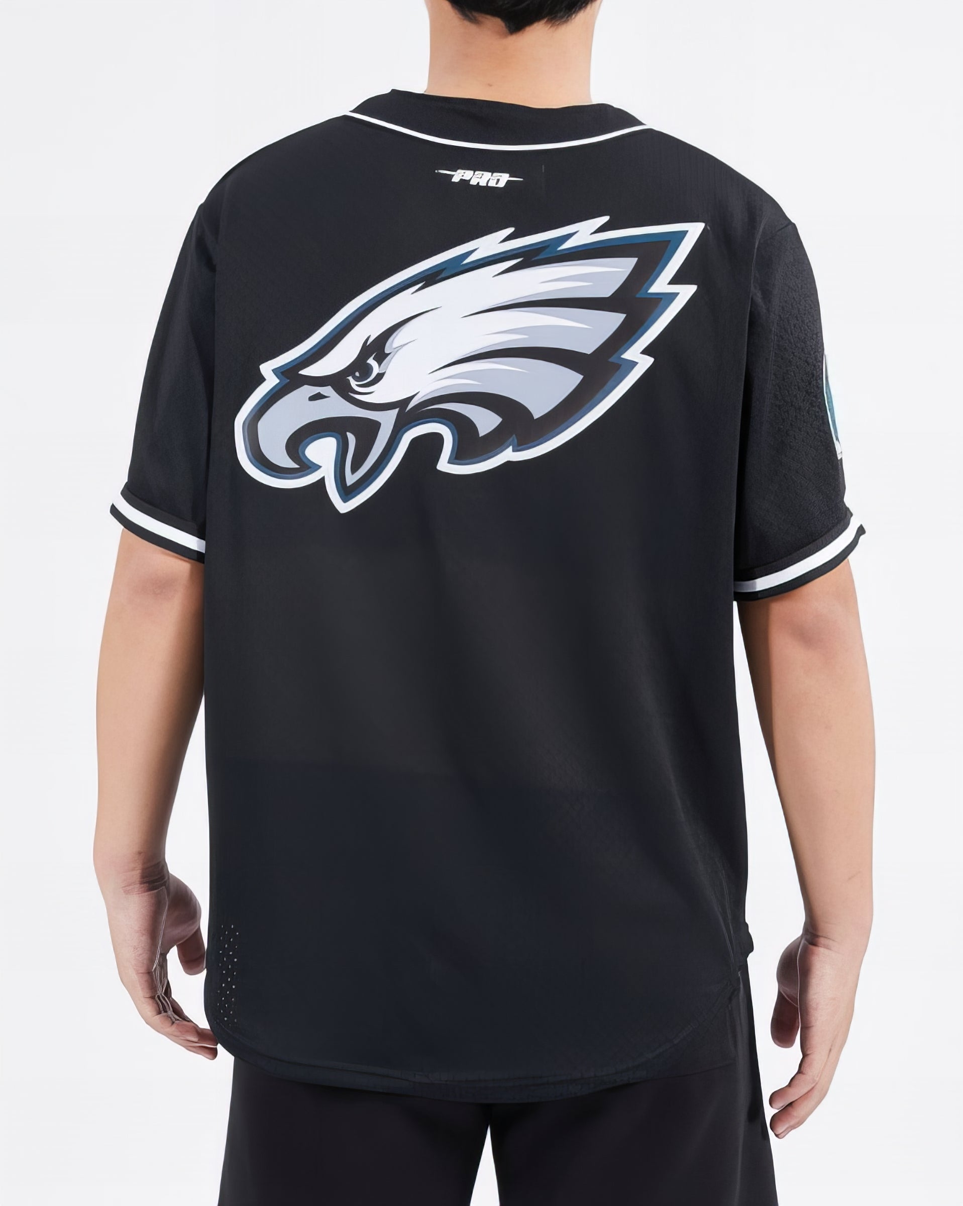 Camiseta De Béisbol Mesh Button Down Pro Standard Eagles