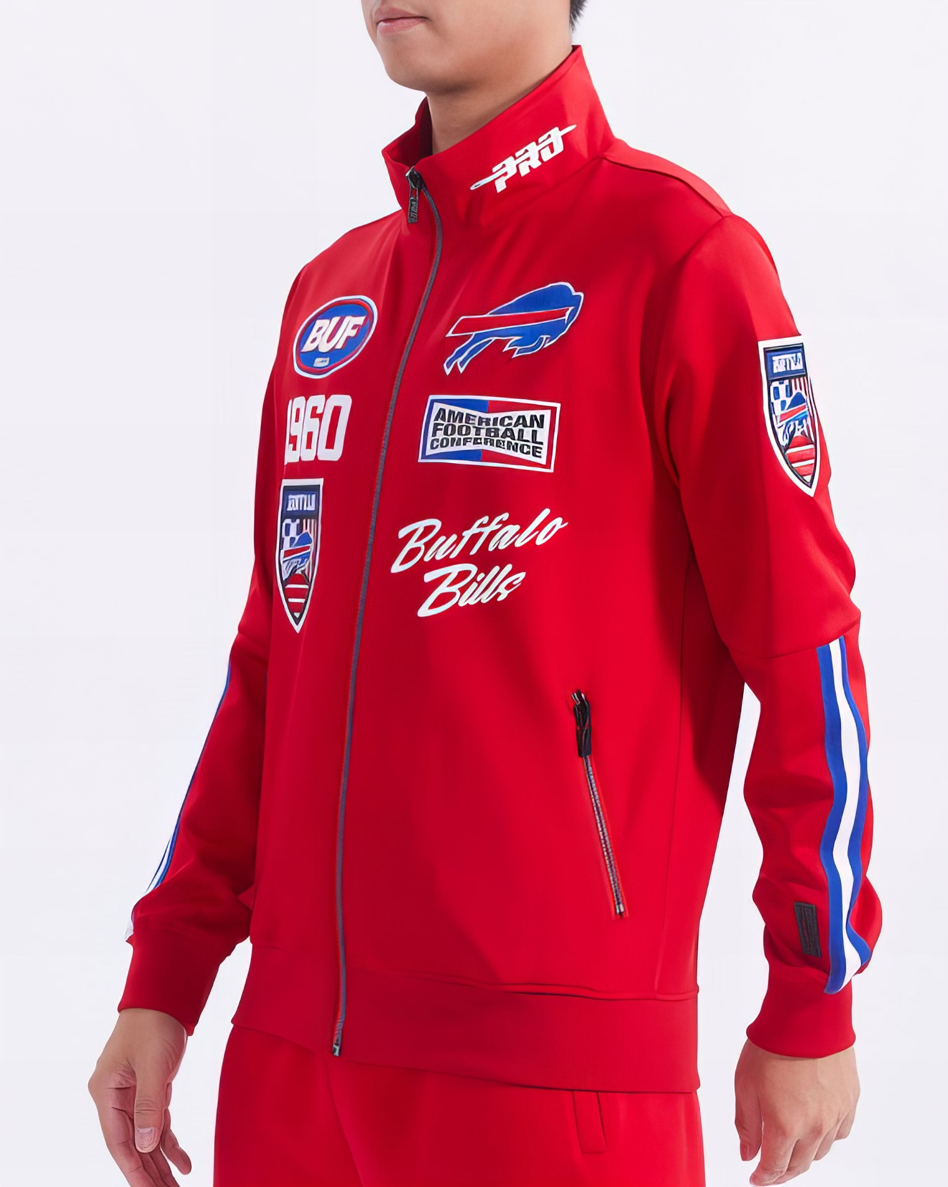 Chamarra Deportiva Fast Lane Pro Standard Buffalo Bills