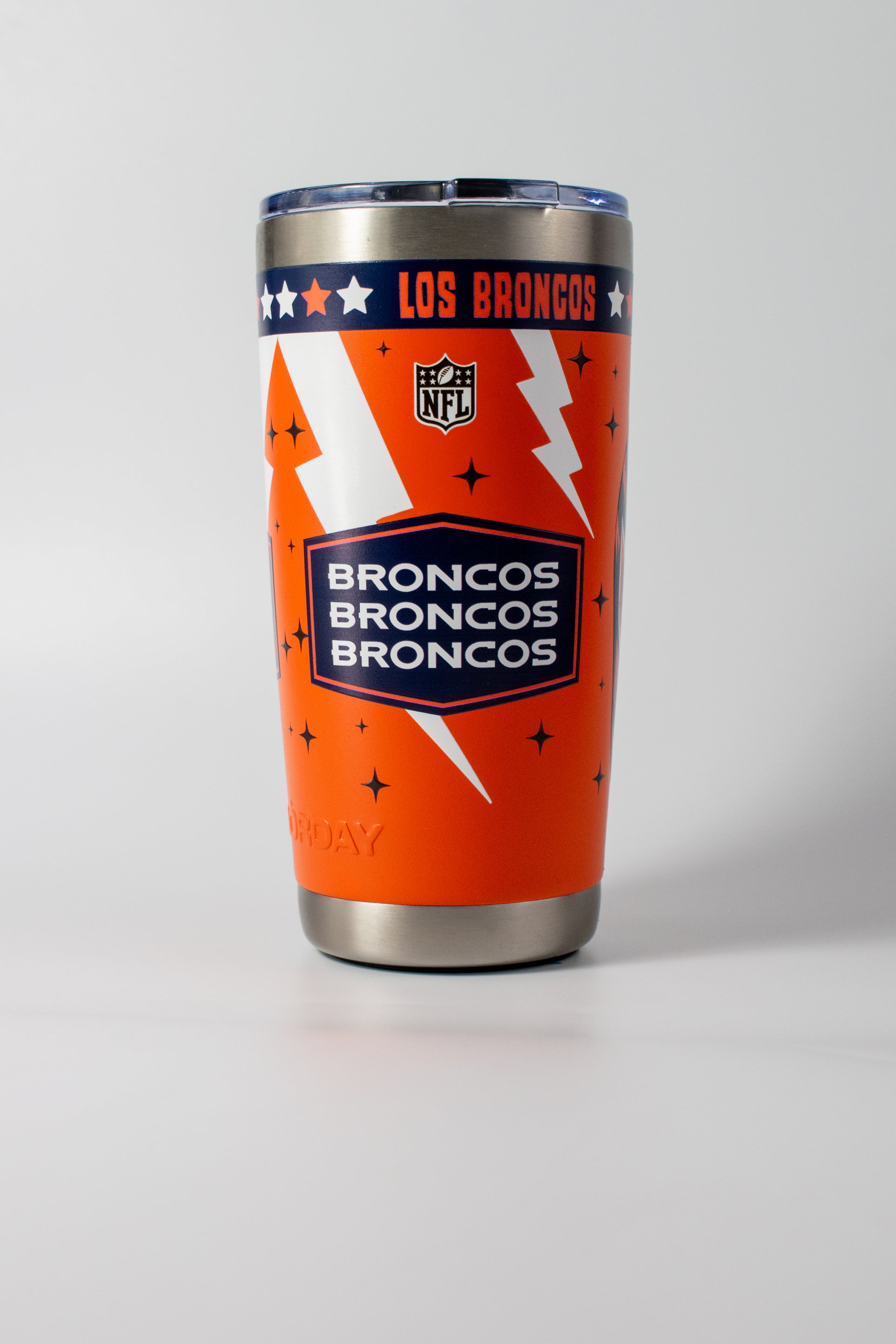 Termo Norday 590ml Máscara Luchador NFL Denver Broncos