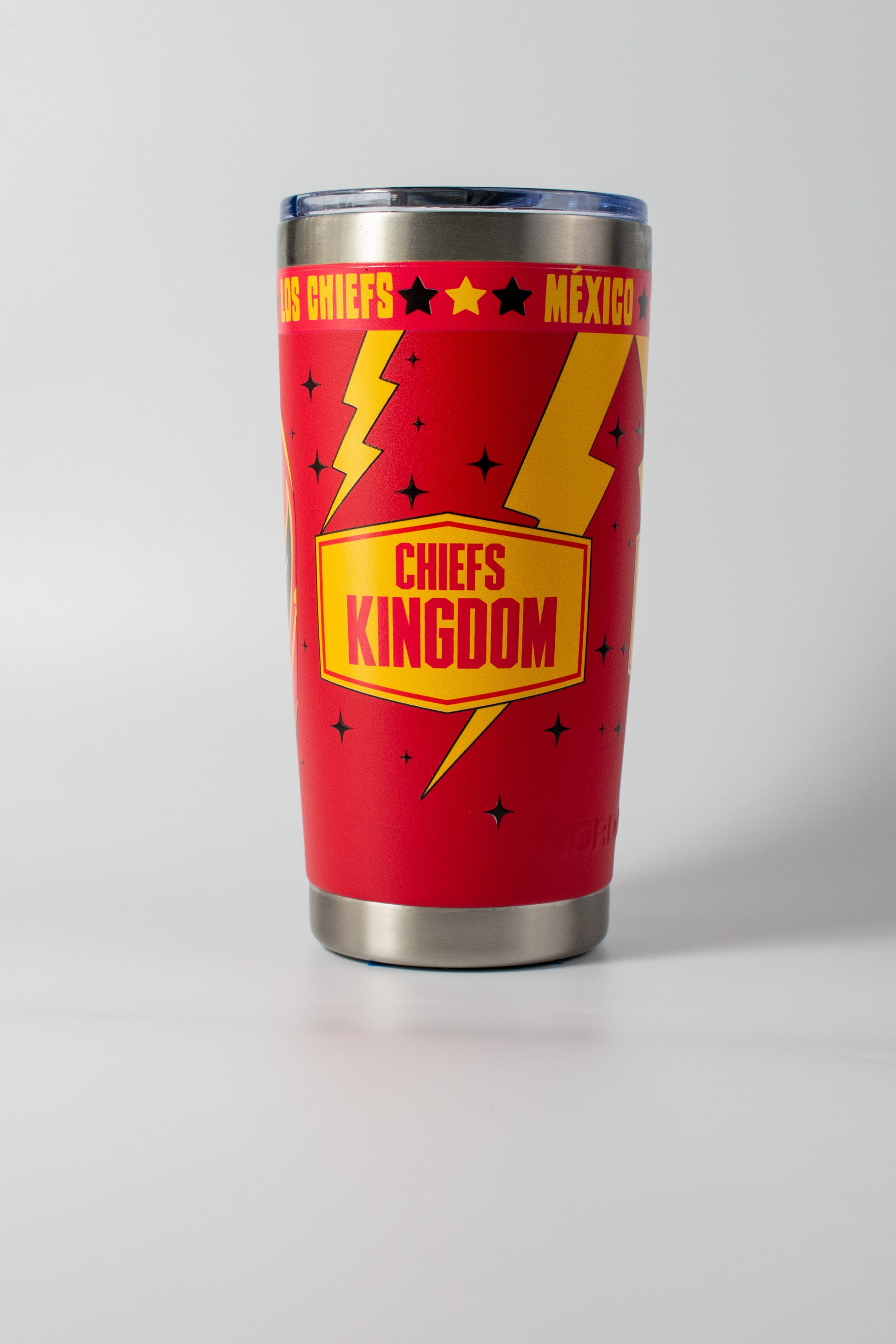 Termo Norday 590ml Máscara Luchador NFL Kansas City Chiefs - NERIAS DEPORTES