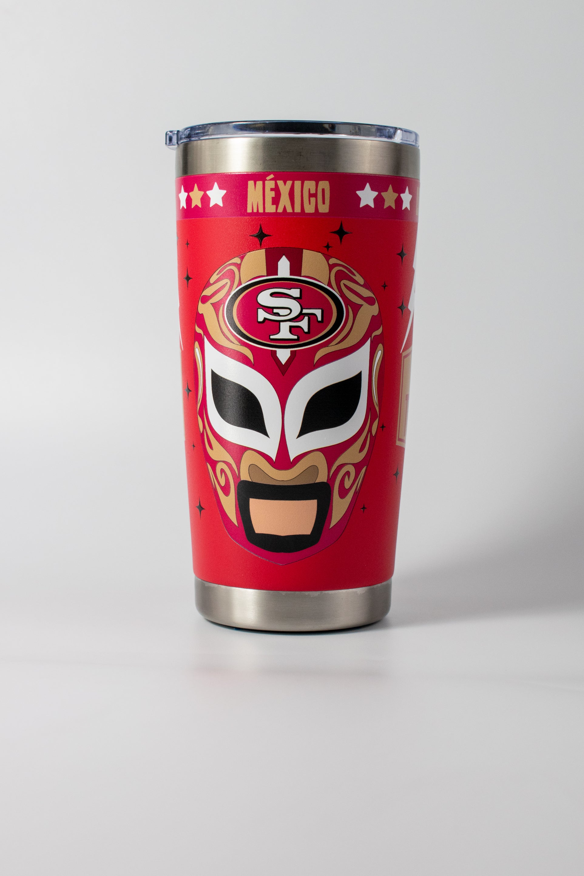 Termo Norday 590ml Máscara Luchador NFL San Francisco 49ers