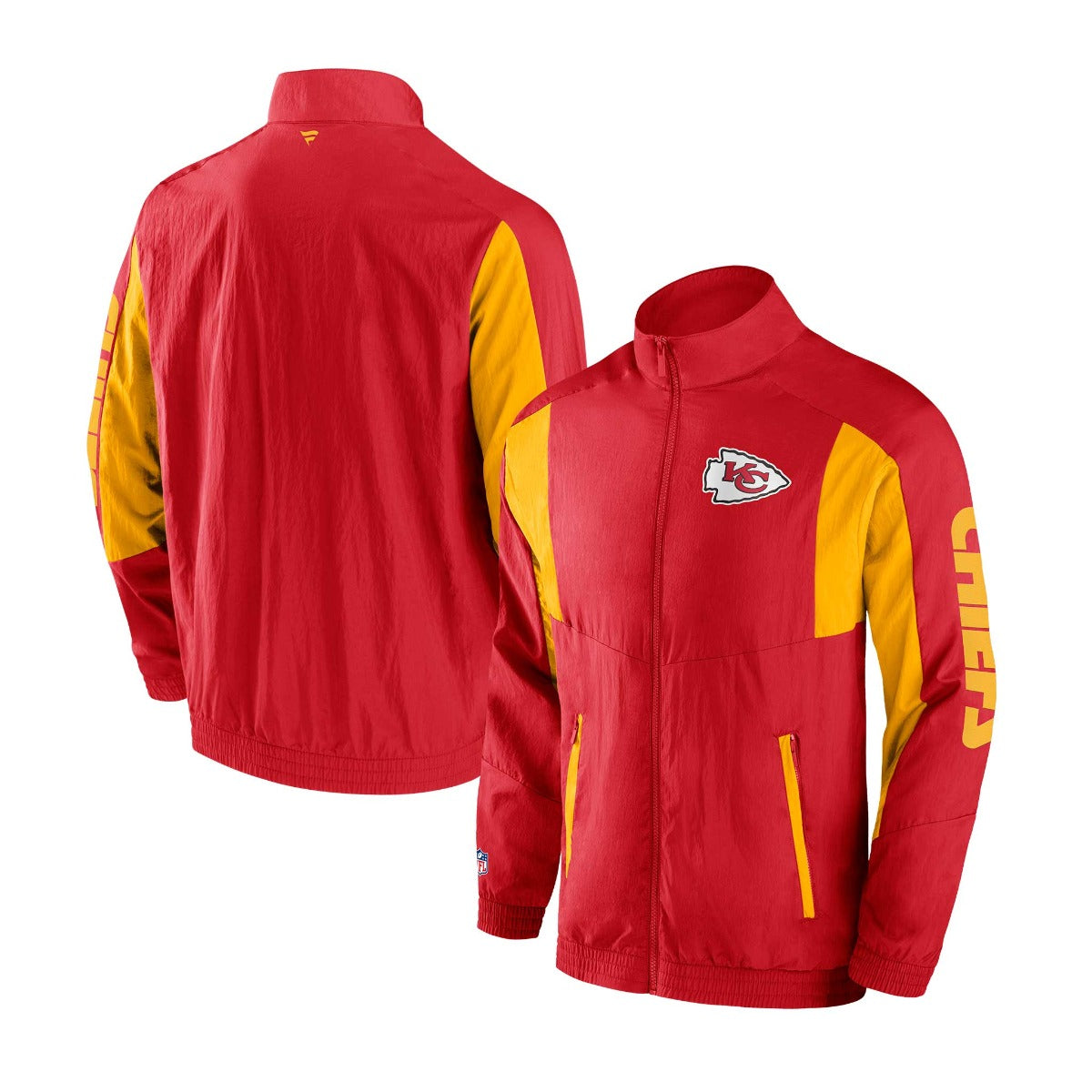 Chamarra Fanatics Woven Track Kansas City Chiefs
