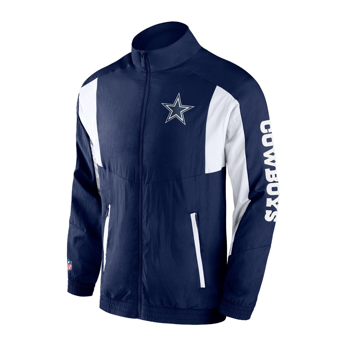 Chamarra Fanatics Woven Track Dallas Cowboys