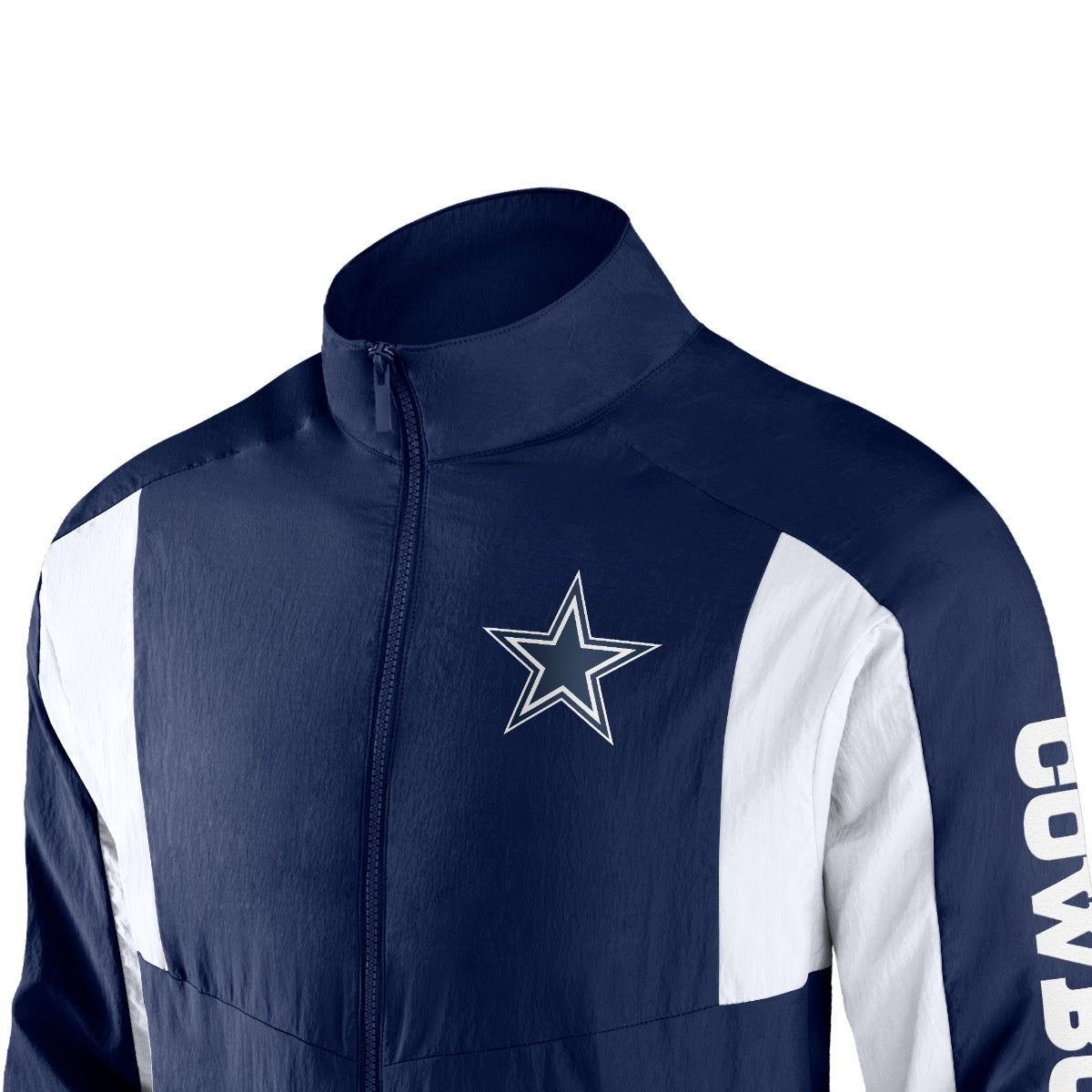Chamarra Fanatics Woven Track Dallas Cowboys