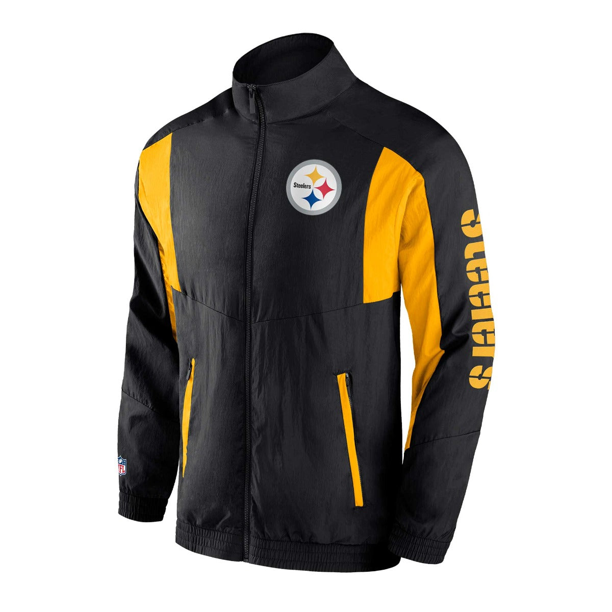 Chamarra Fanatics Woven Track Pittsburgh Steelers