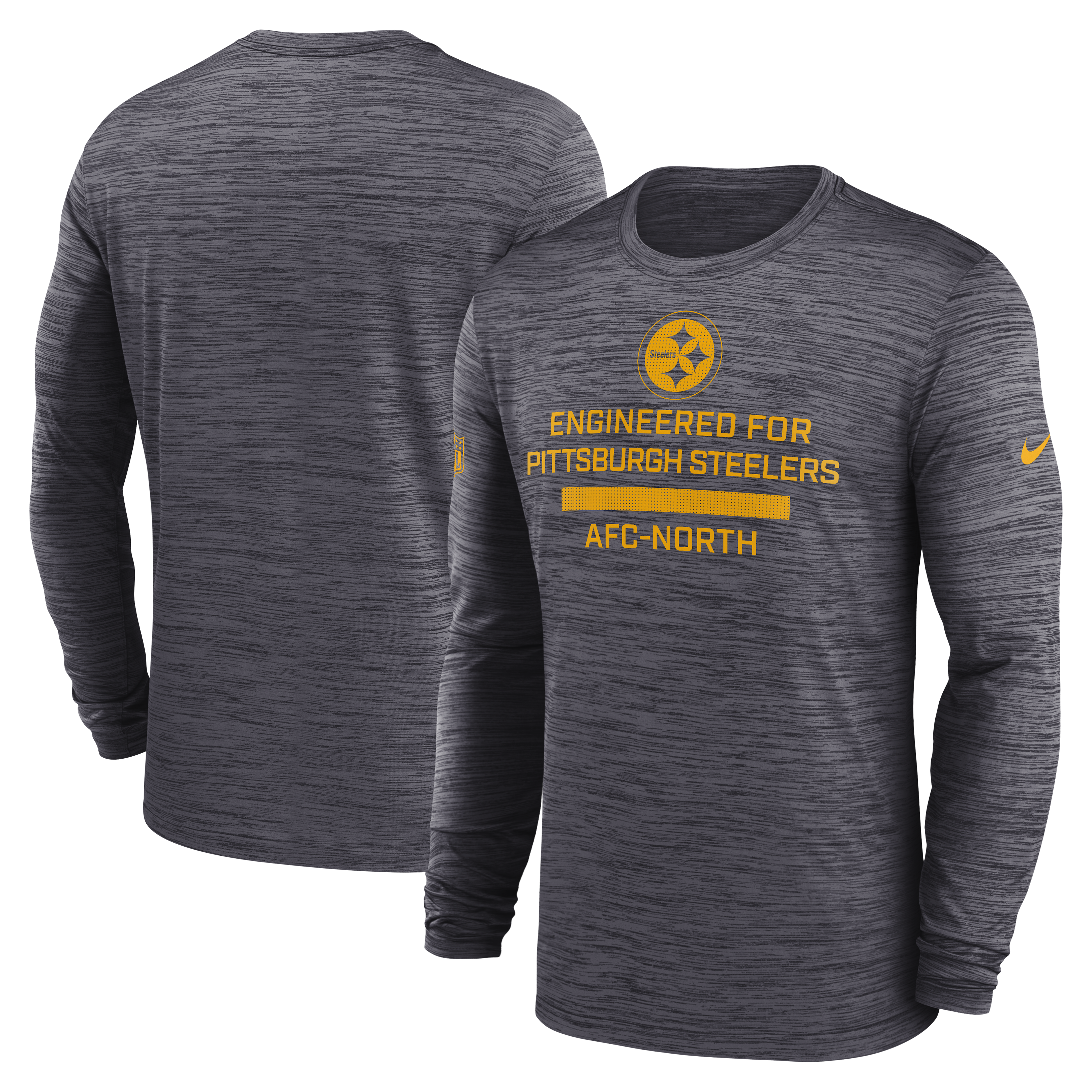 Playera Nike 25 Velocity ML Steelers