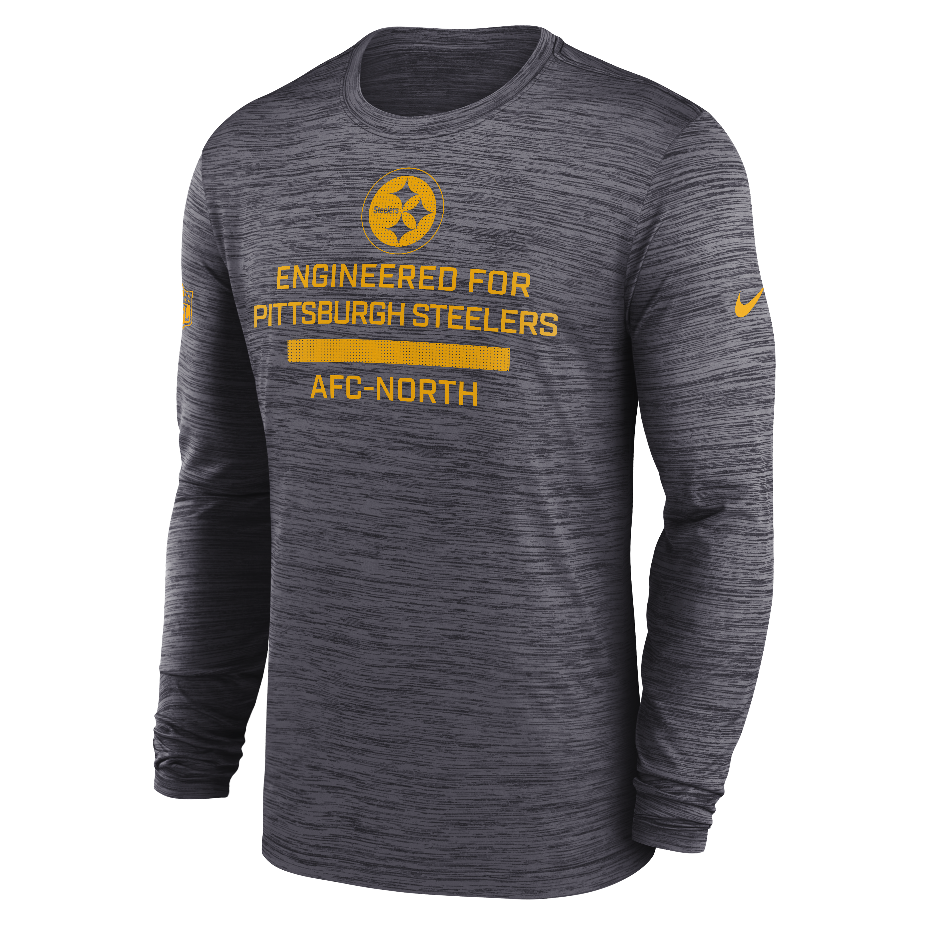 Playera Nike 25 Velocity ML Steelers