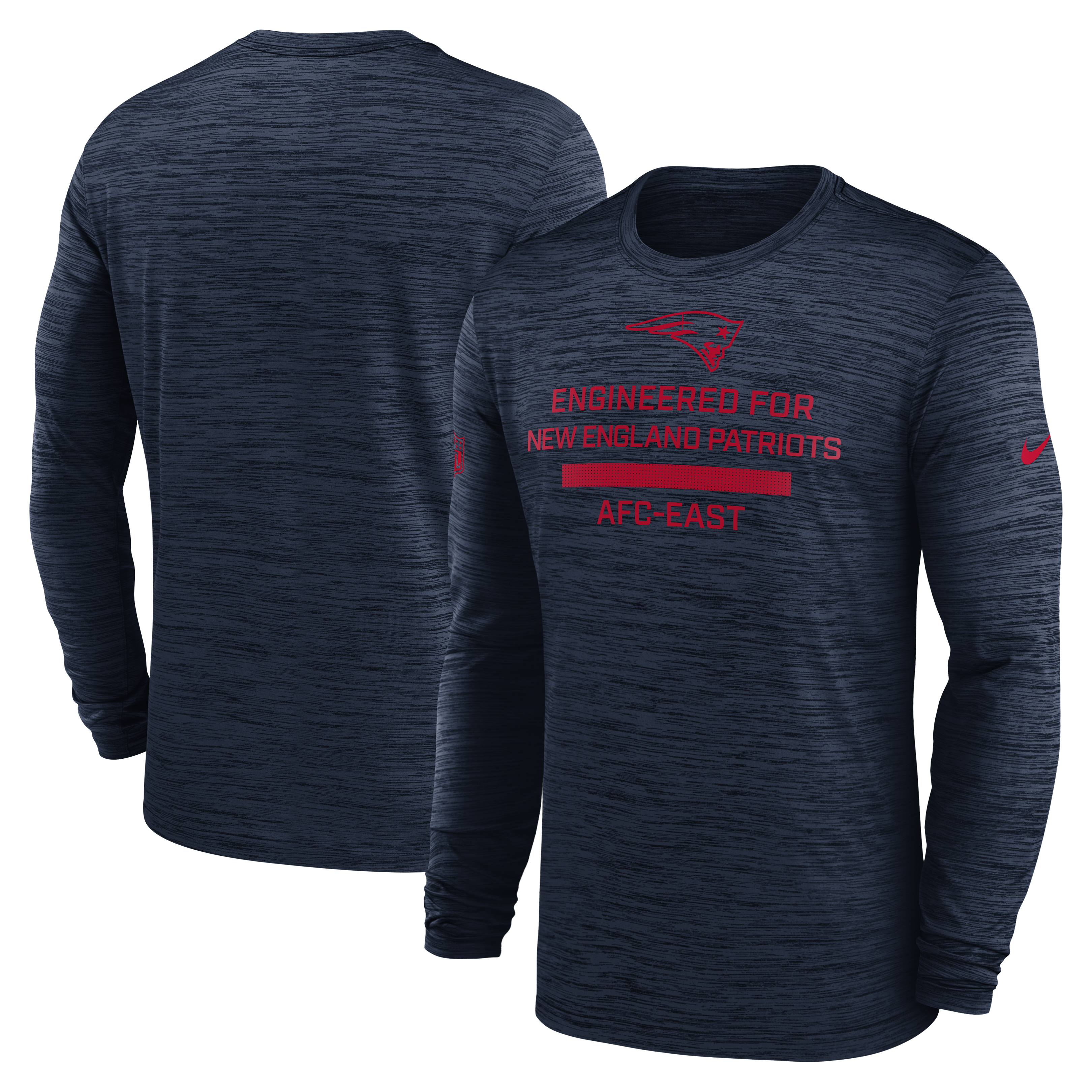 Playera Nike 25 Velocity ML Patriots