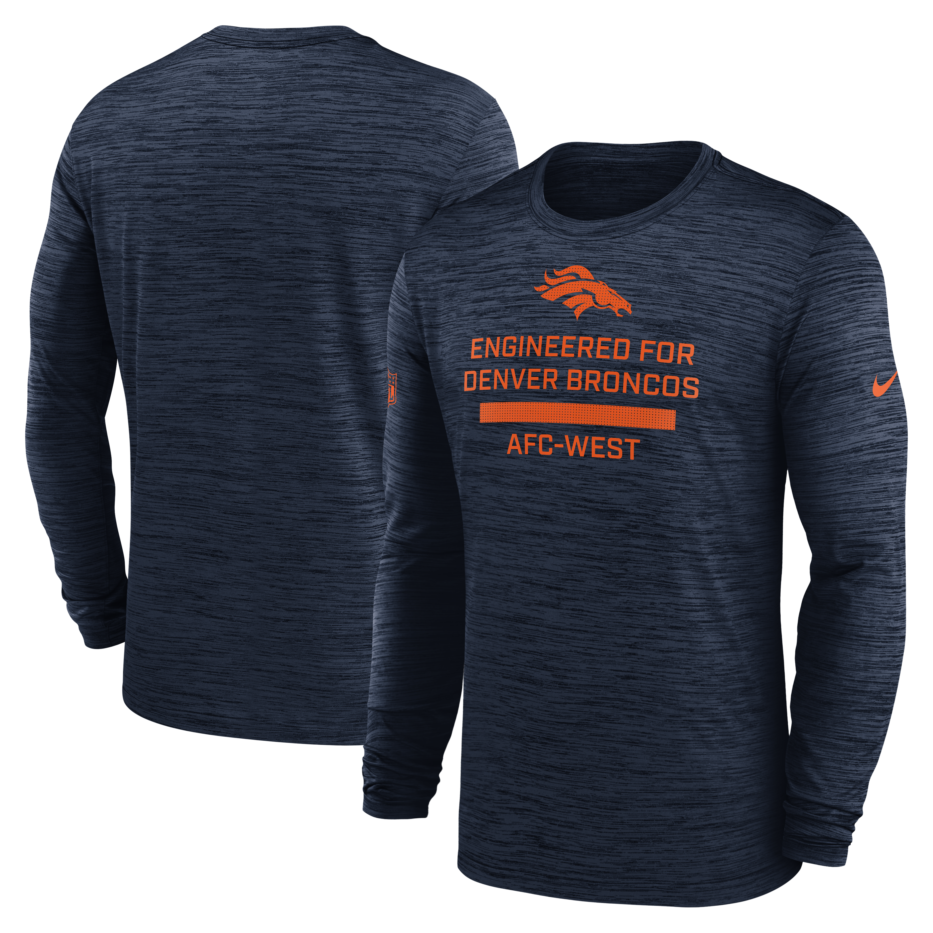 Playera Nike 25 Velocity ML Broncos