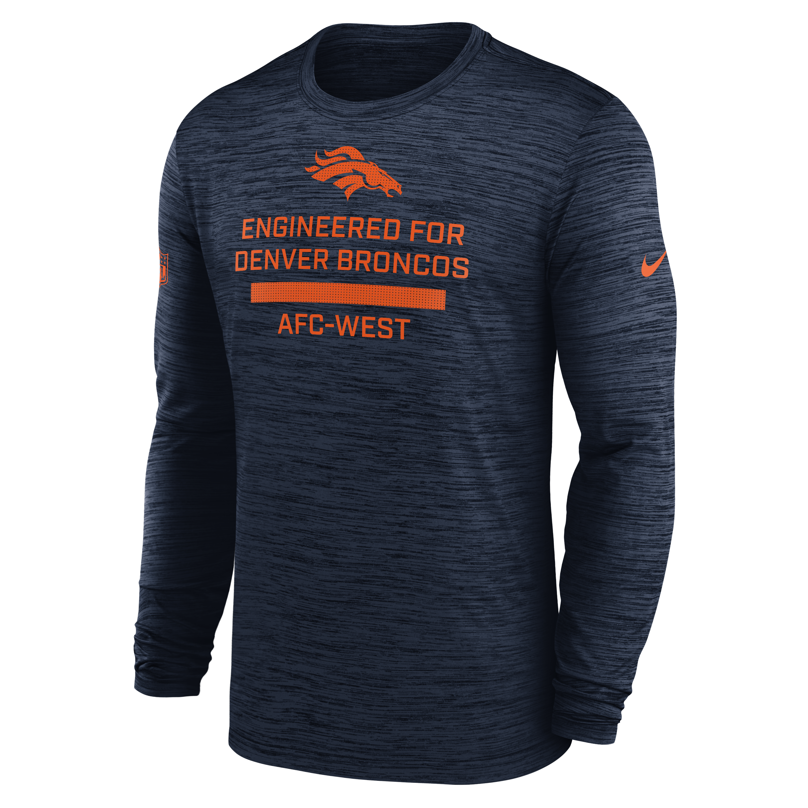 Playera Nike 25 Velocity ML Broncos