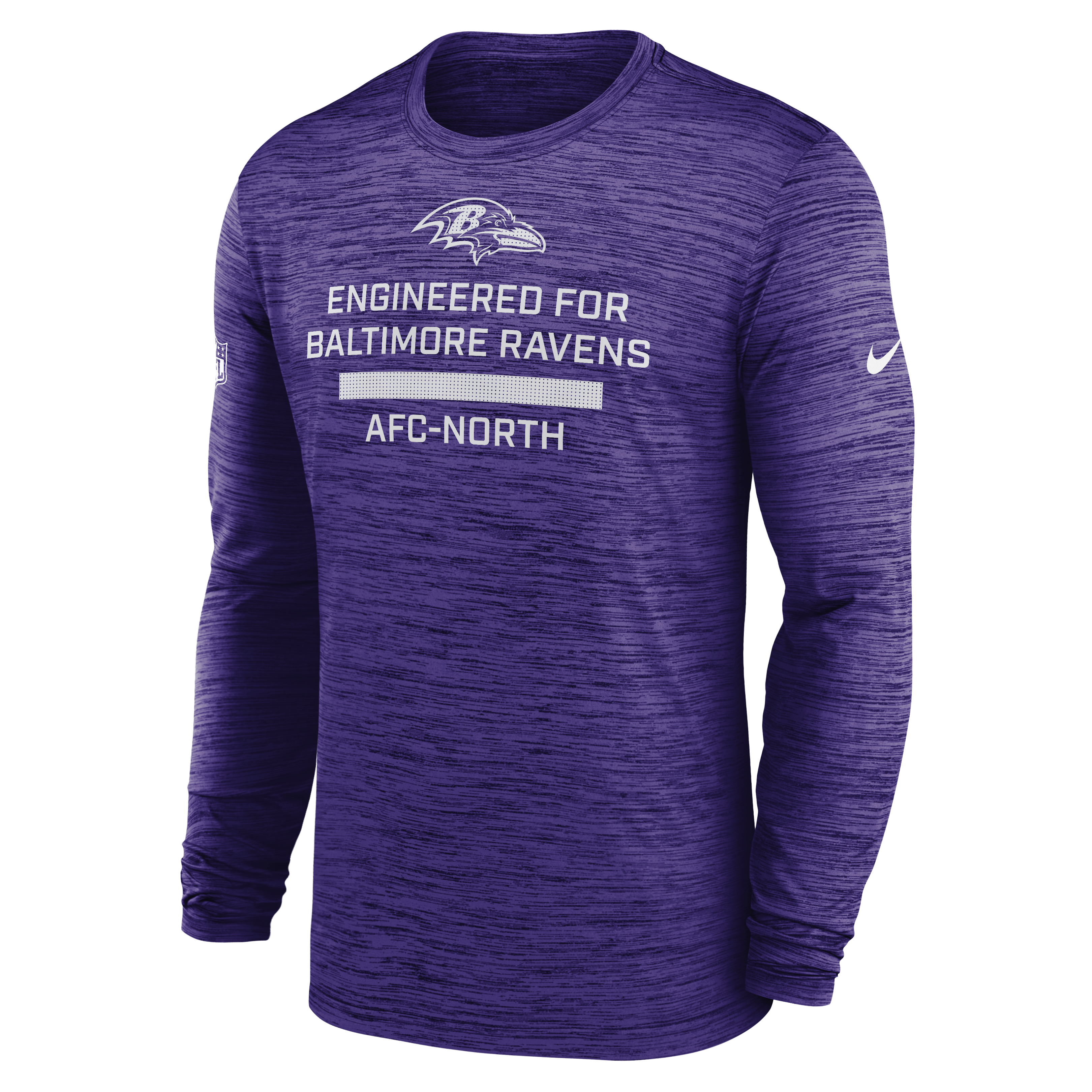Playera Nike 25 Velocity ML Ravens
