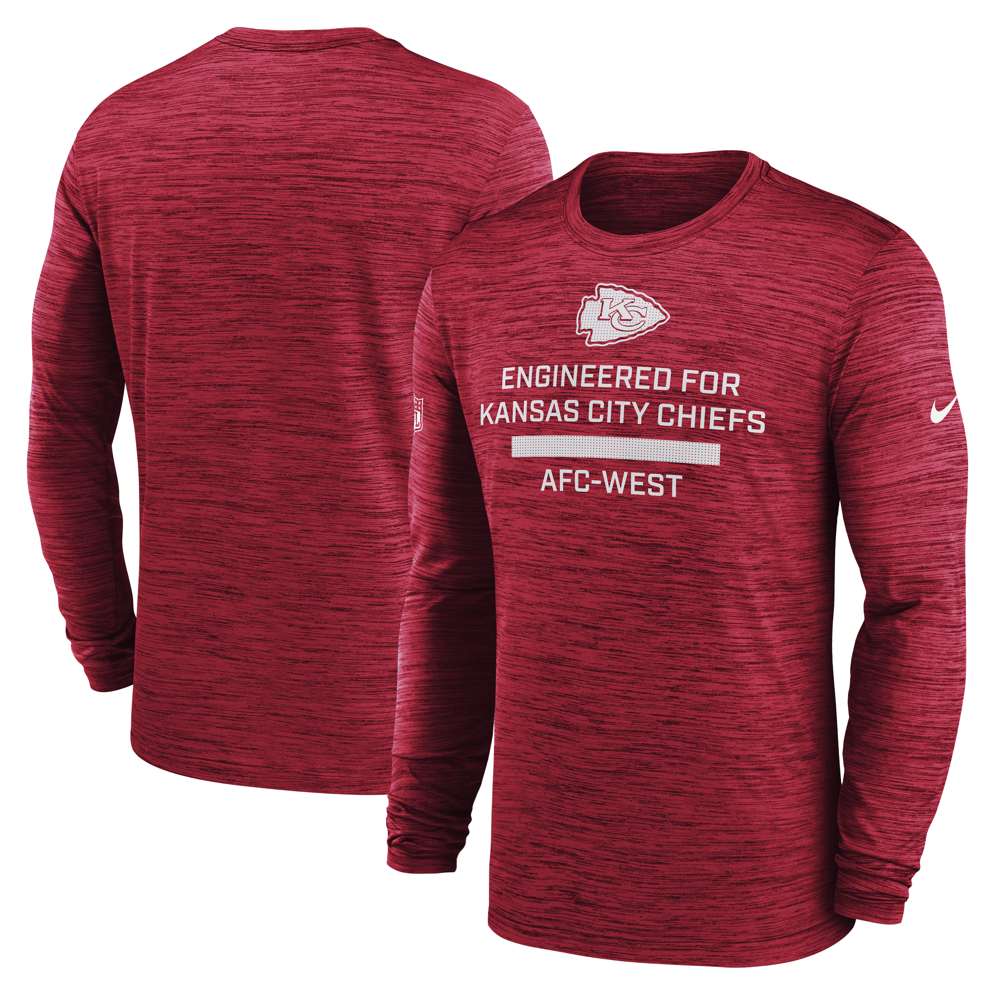 Playera Nike 25 Velocity ML Chiefs