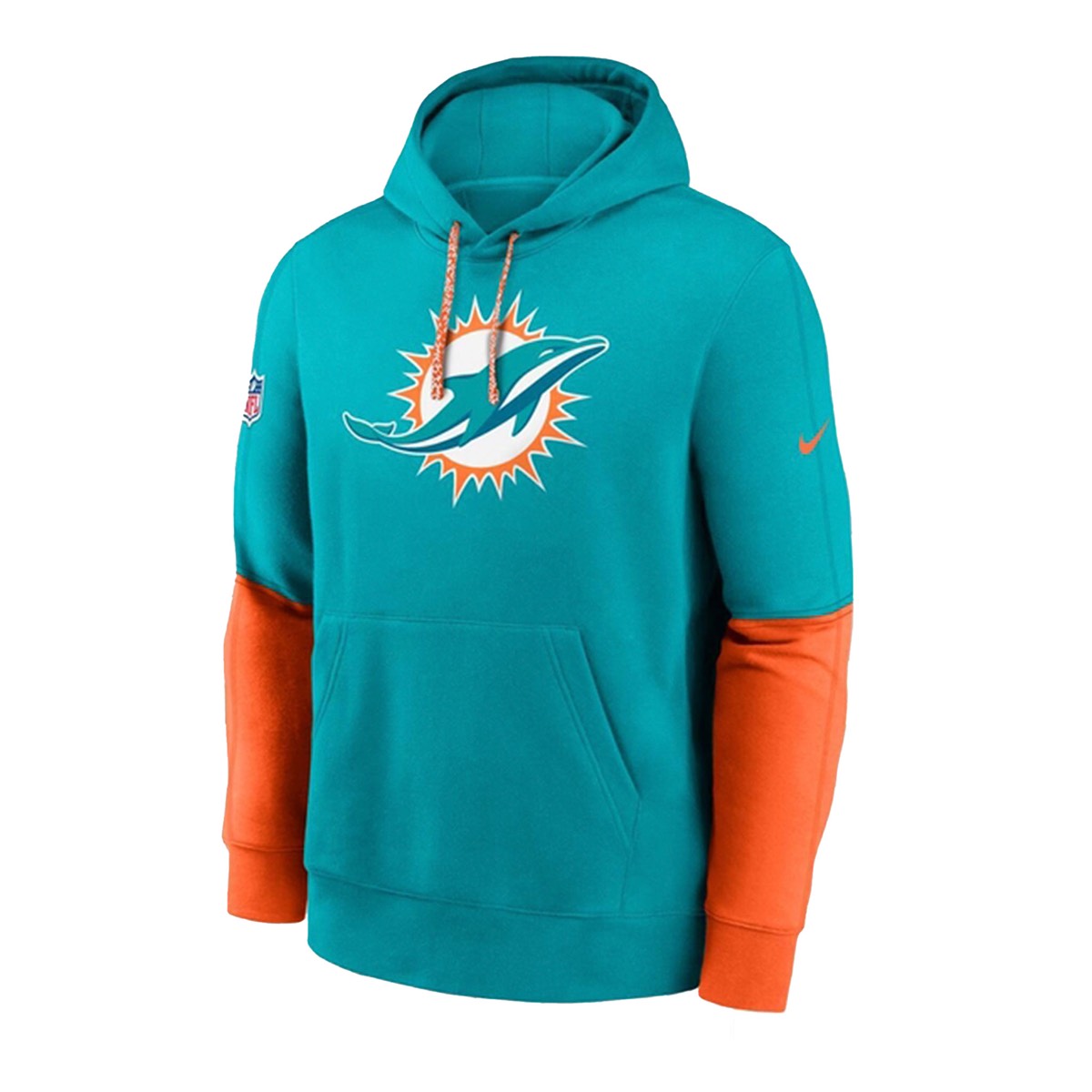 Sudadera Con Gorro Sideline Team Issue Club 24 NFL Dolphins