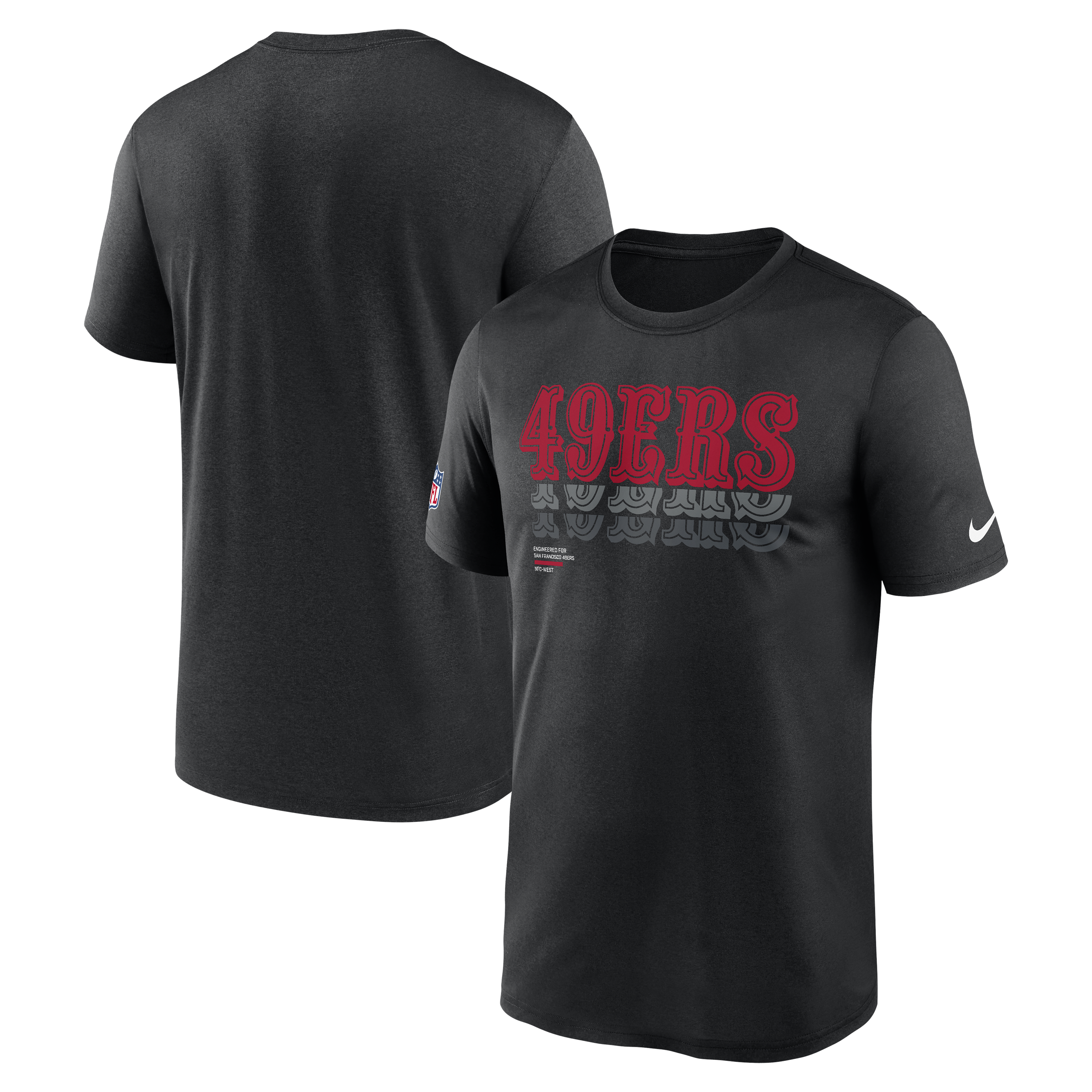 Playera Nike Sideline 25 Legend MC 49ers