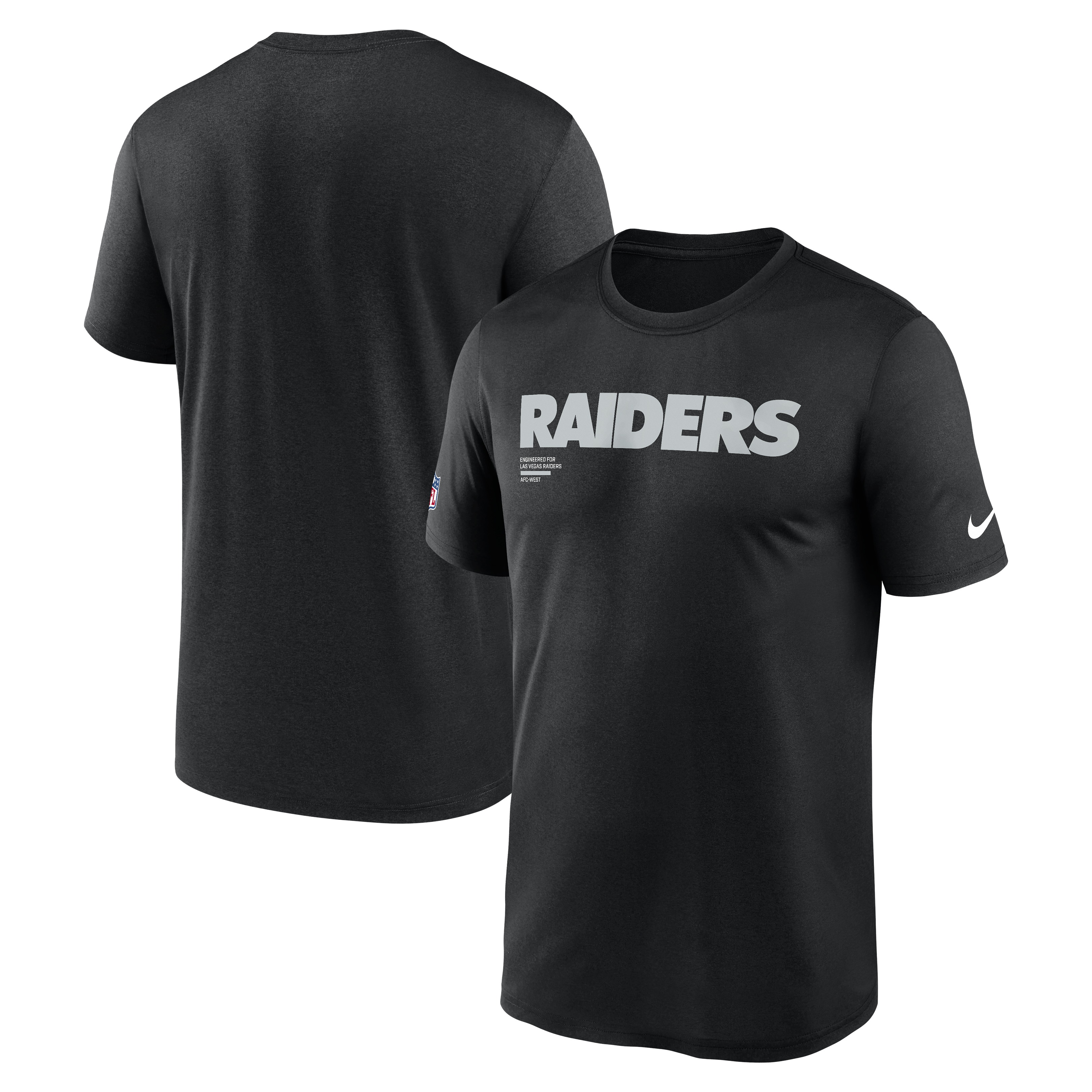 Playera Nike Sideline 25 Legend MC Raiders - NERIAS DEPORTES