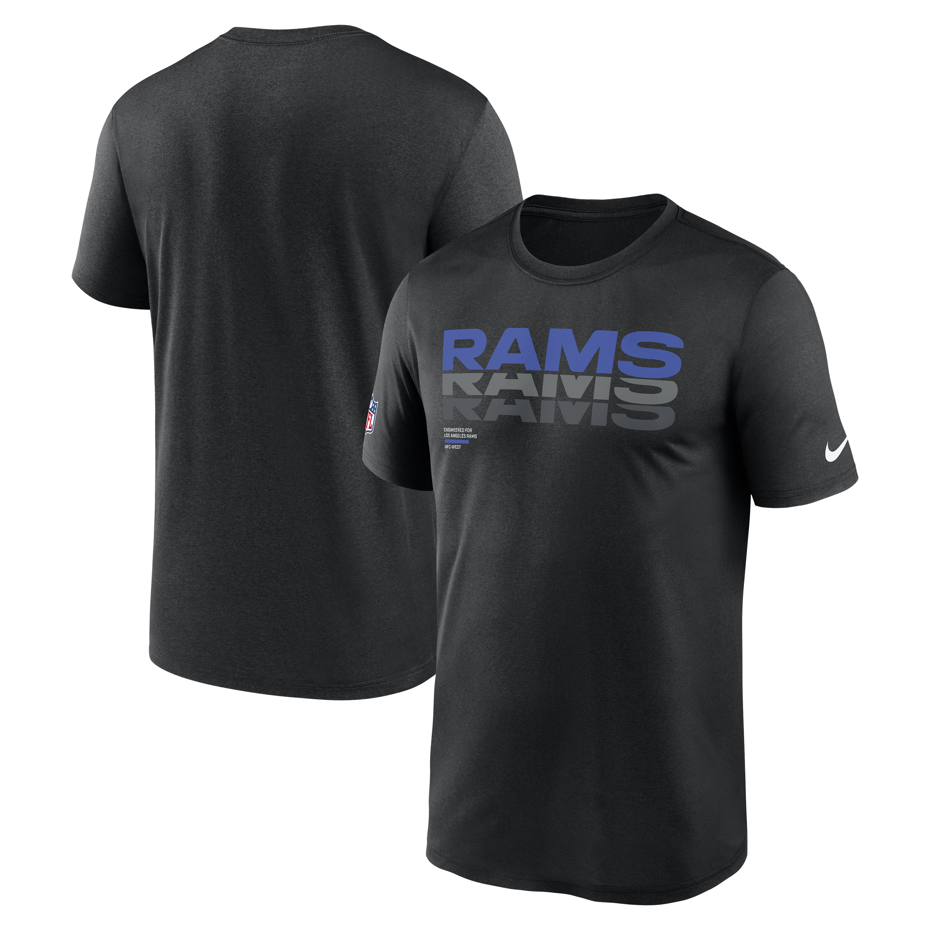 Playera Nike Sideline 25 Legend MC Rams