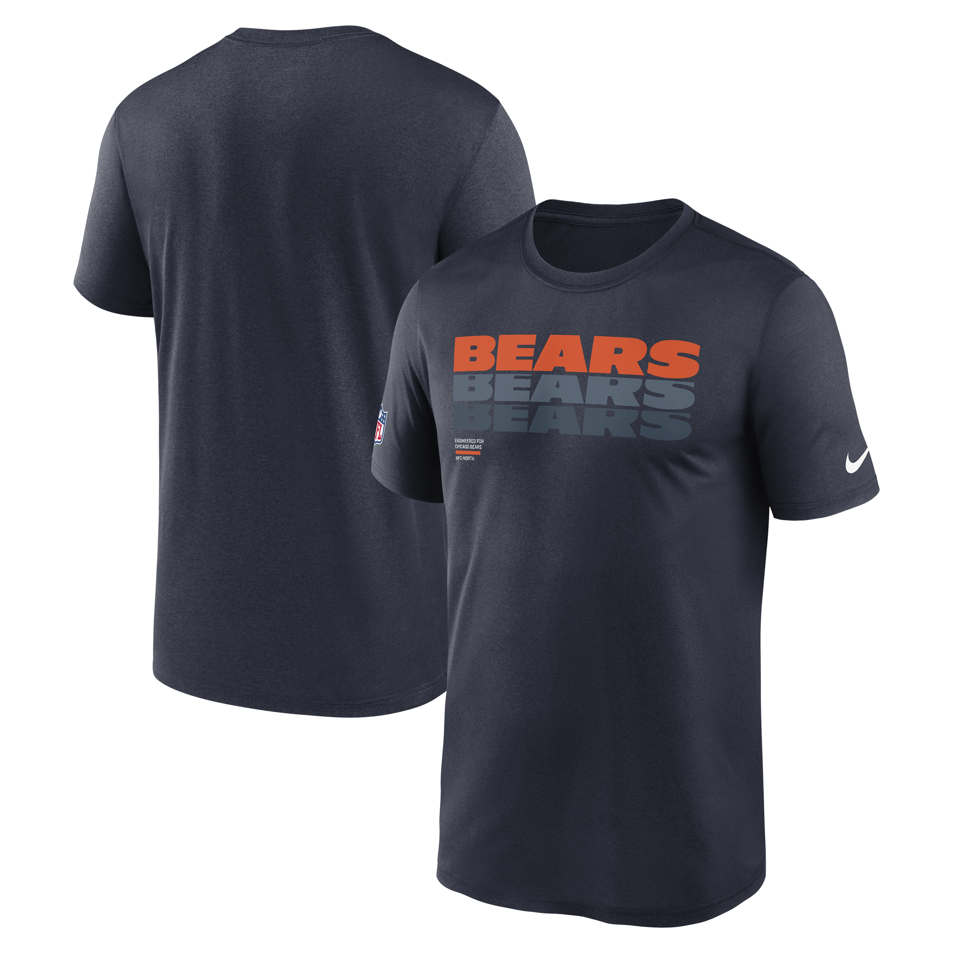Playera Nike Sideline 25 Legend MC Bears - NERIAS DEPORTES