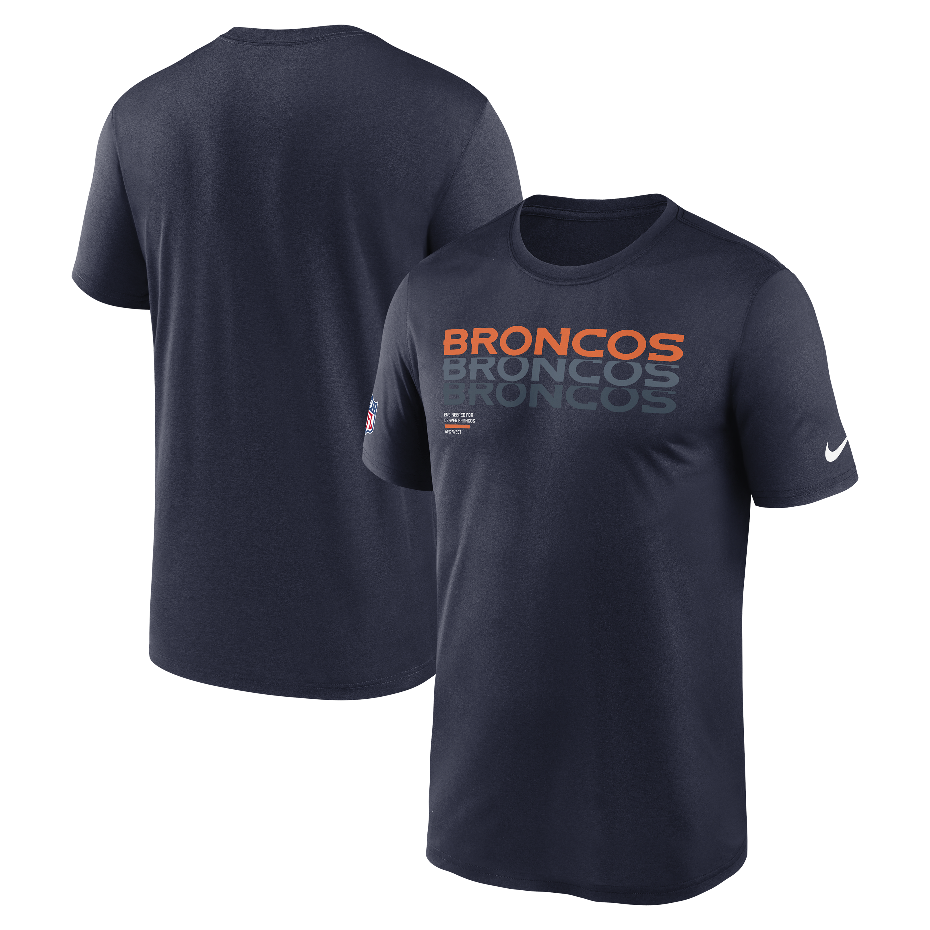 Playera Nike Sideline 25 Legend MC Broncos