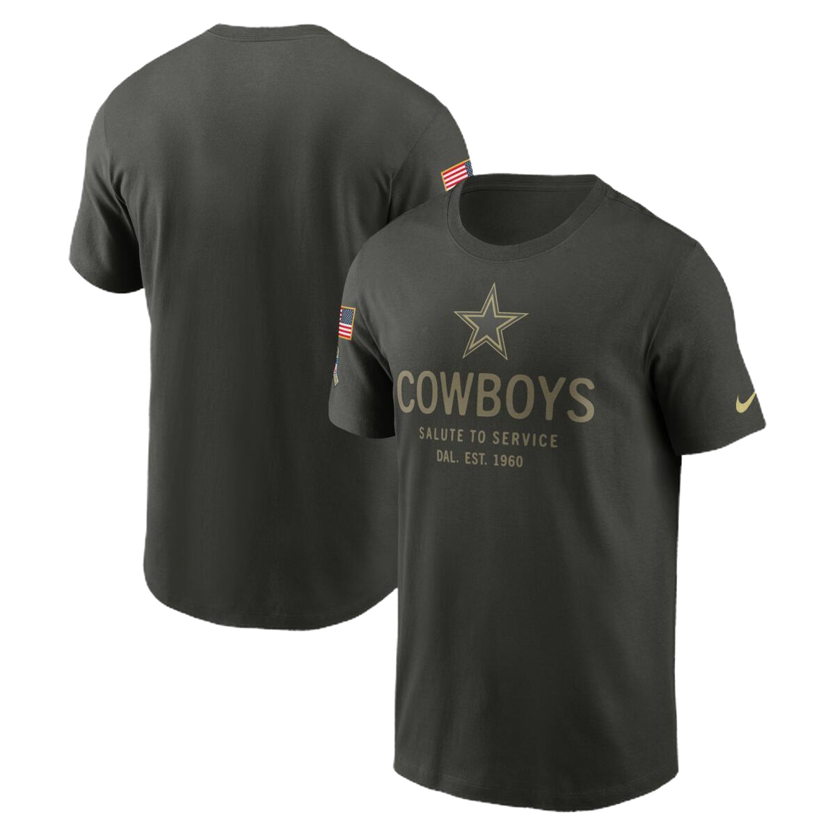 Playera Nike Salute To Service 25 Cowboys - NERIAS DEPORTES