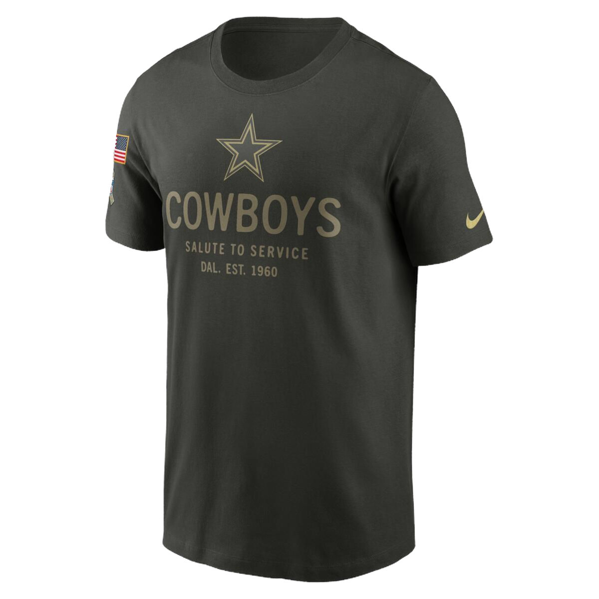 Playera Nike Salute To Service 25 Cowboys - NERIAS DEPORTES