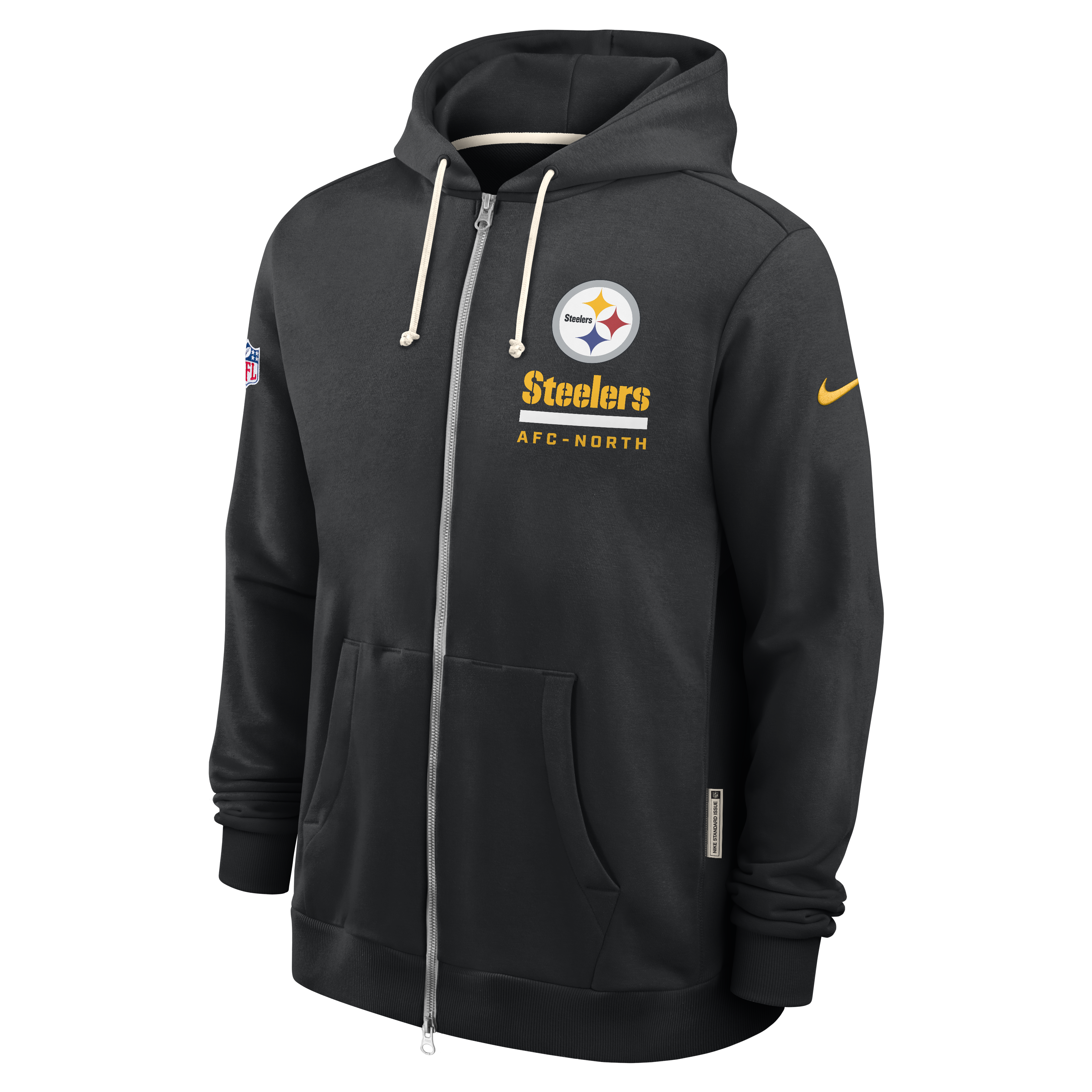 Sudadera Nike 25 SideLine FZ Steelers