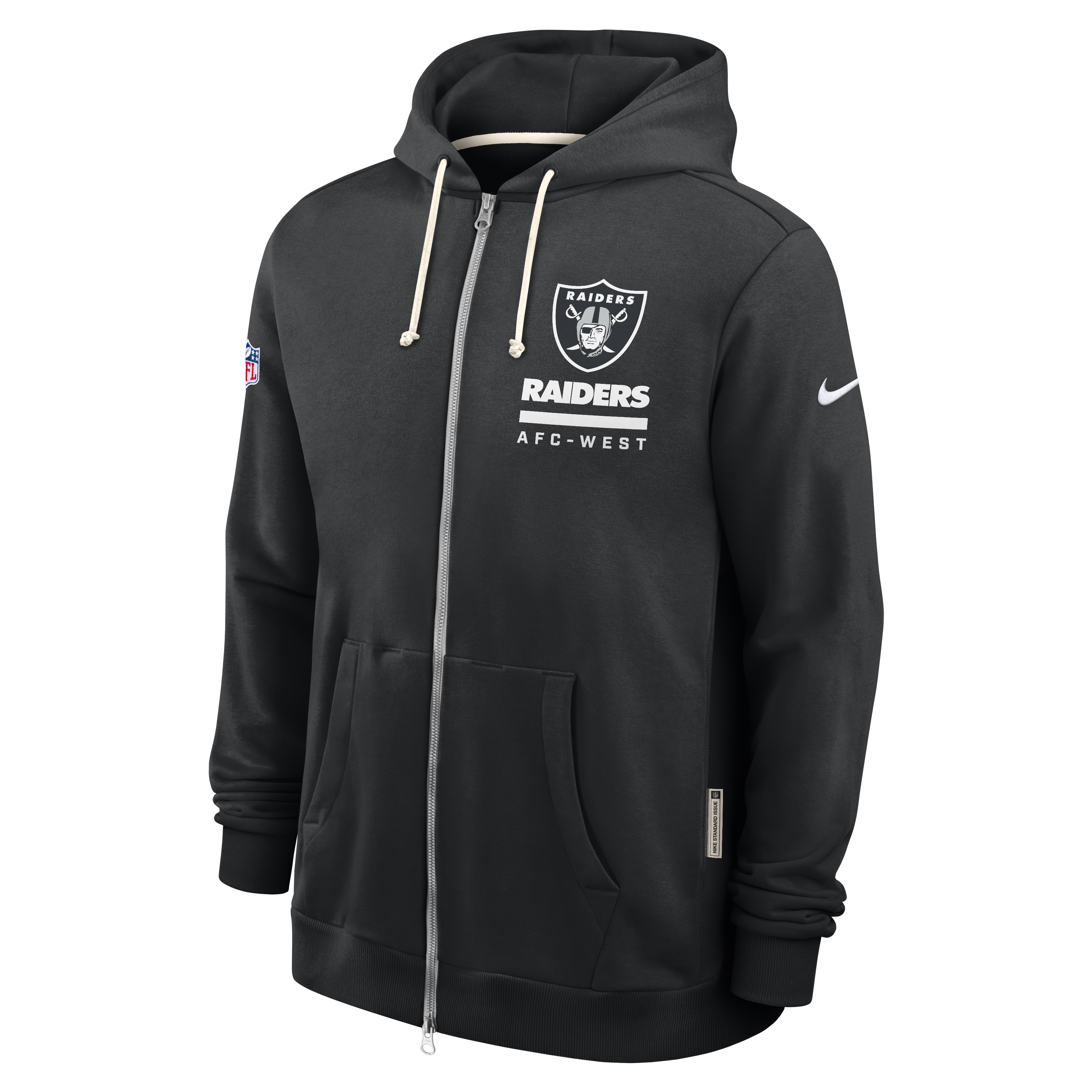 Sudadera Nike 25 SideLine FZ Raiders