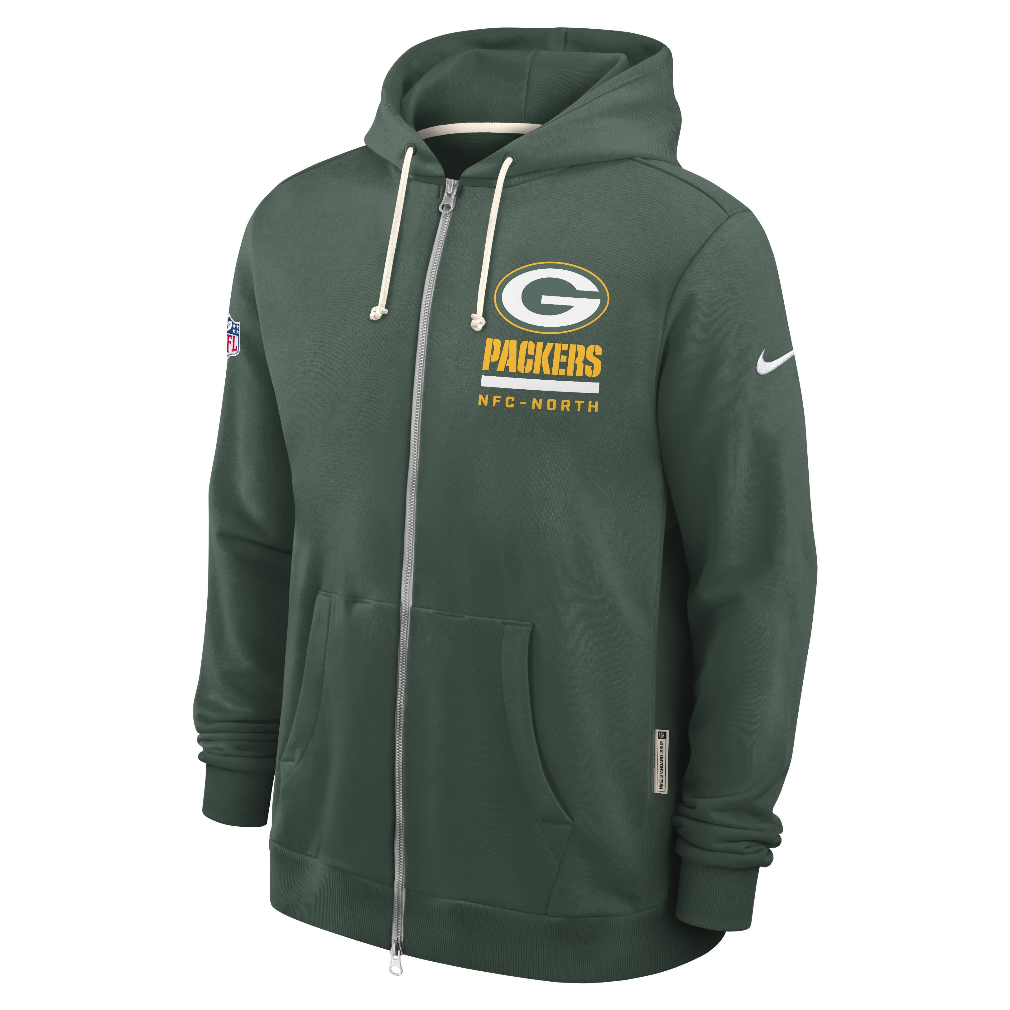 Sudadera Nike 25 SideLine FZ Packers