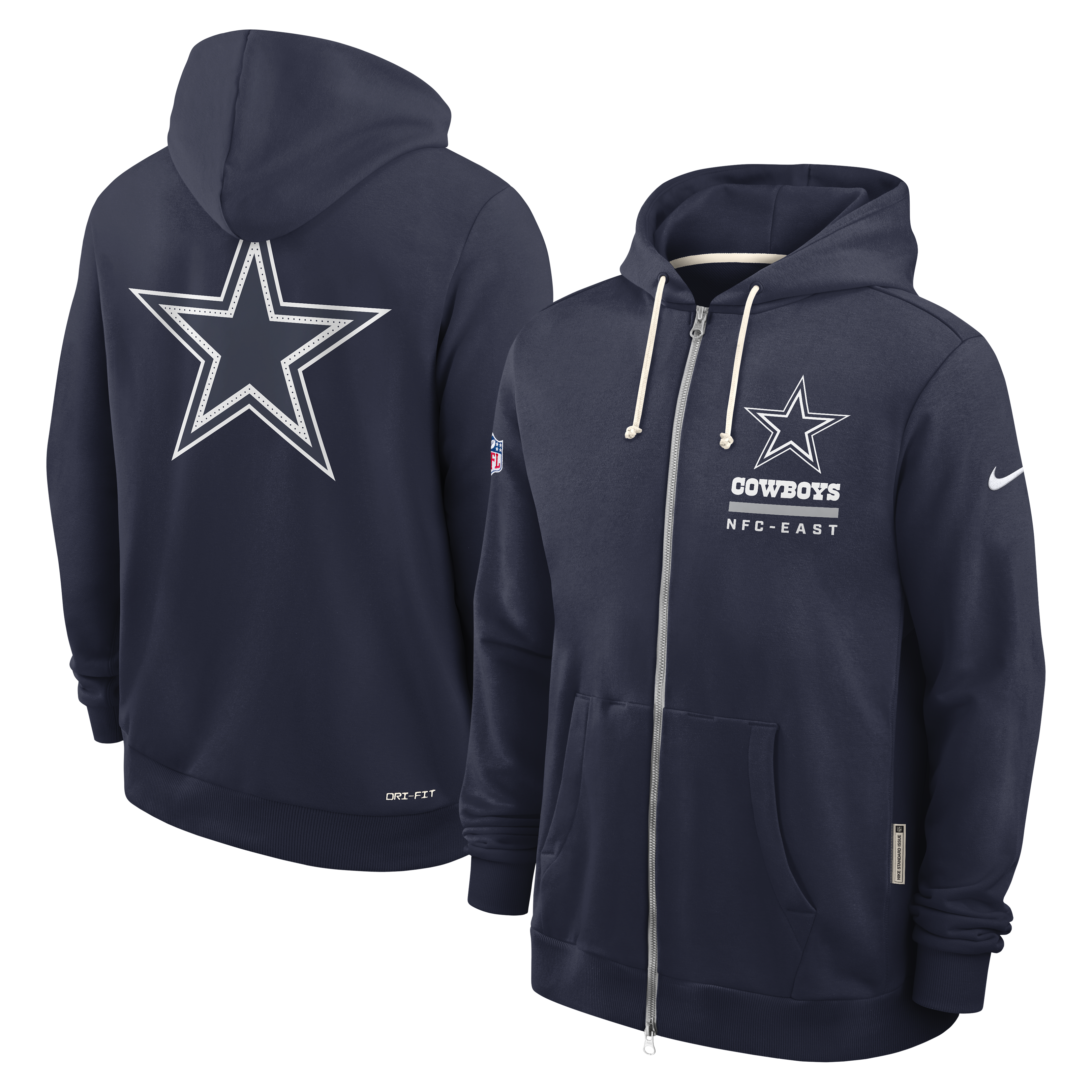 Sudadera Nike 25 SideLine FZ Cowboys