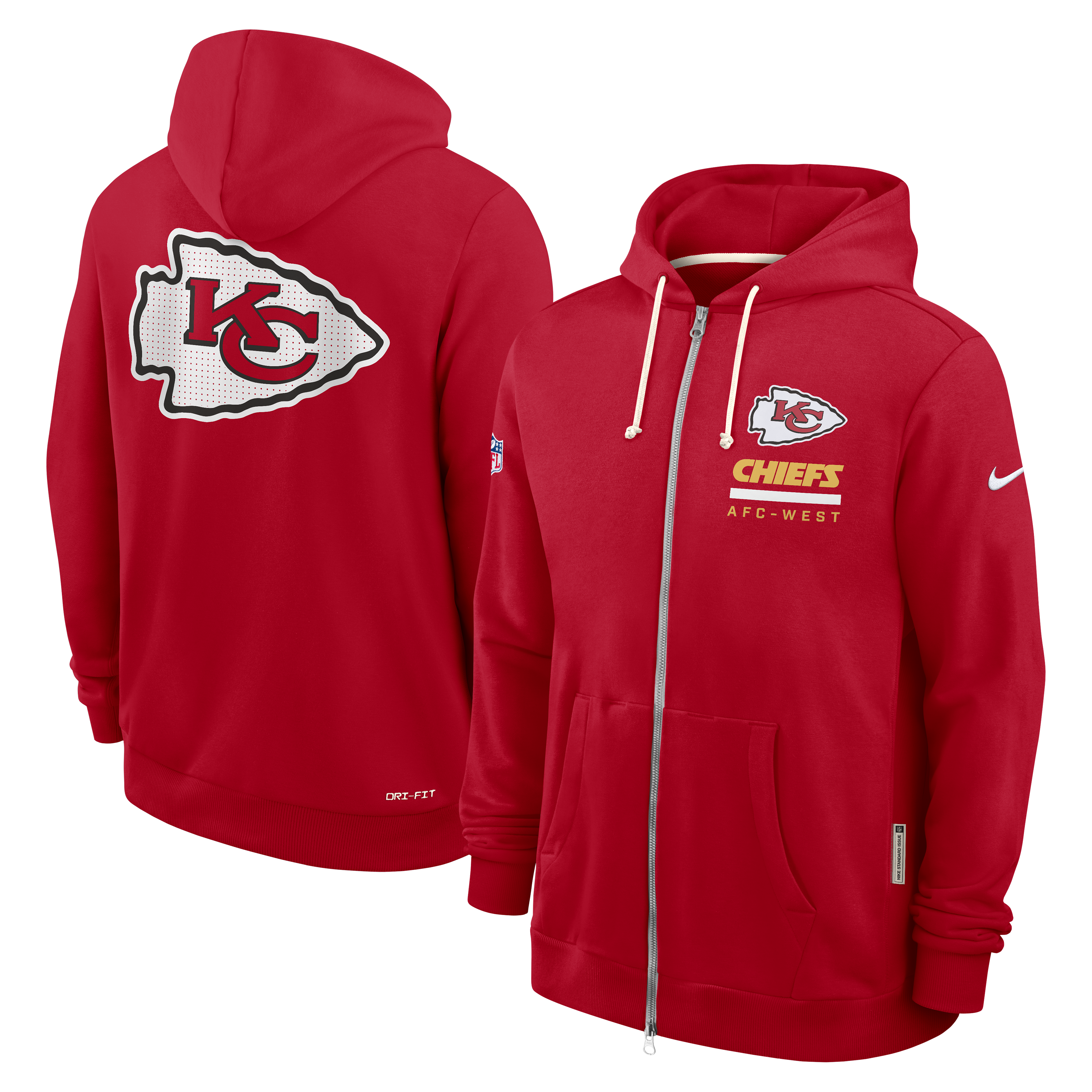 Sudadera Nike 25 SideLine FZ Chiefs