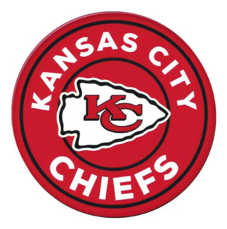 Imán Set Acrylic NFL Chiefs WinCraft