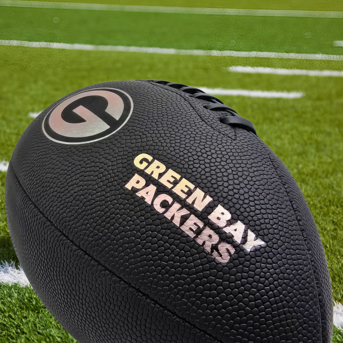 Balón Wilson Metallic NFL Tamaño Oficial Packers