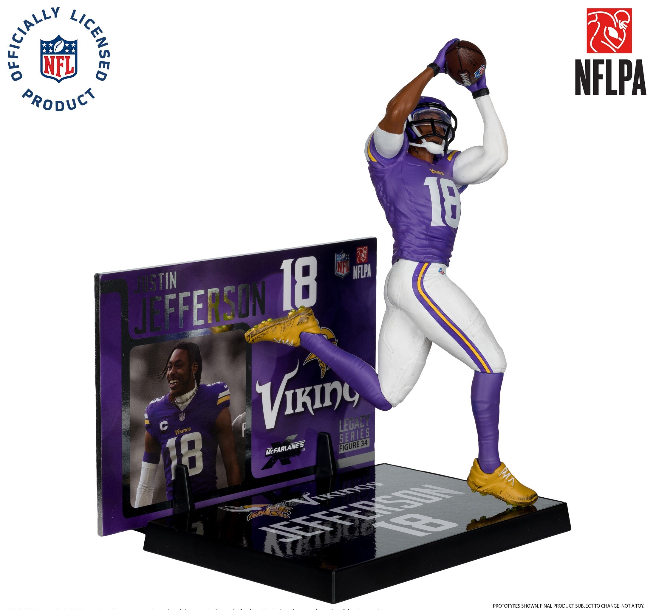 Figura Coleccionable NFL McFarlanes Vikings Justin Jefferson - NERIAS DEPORTES