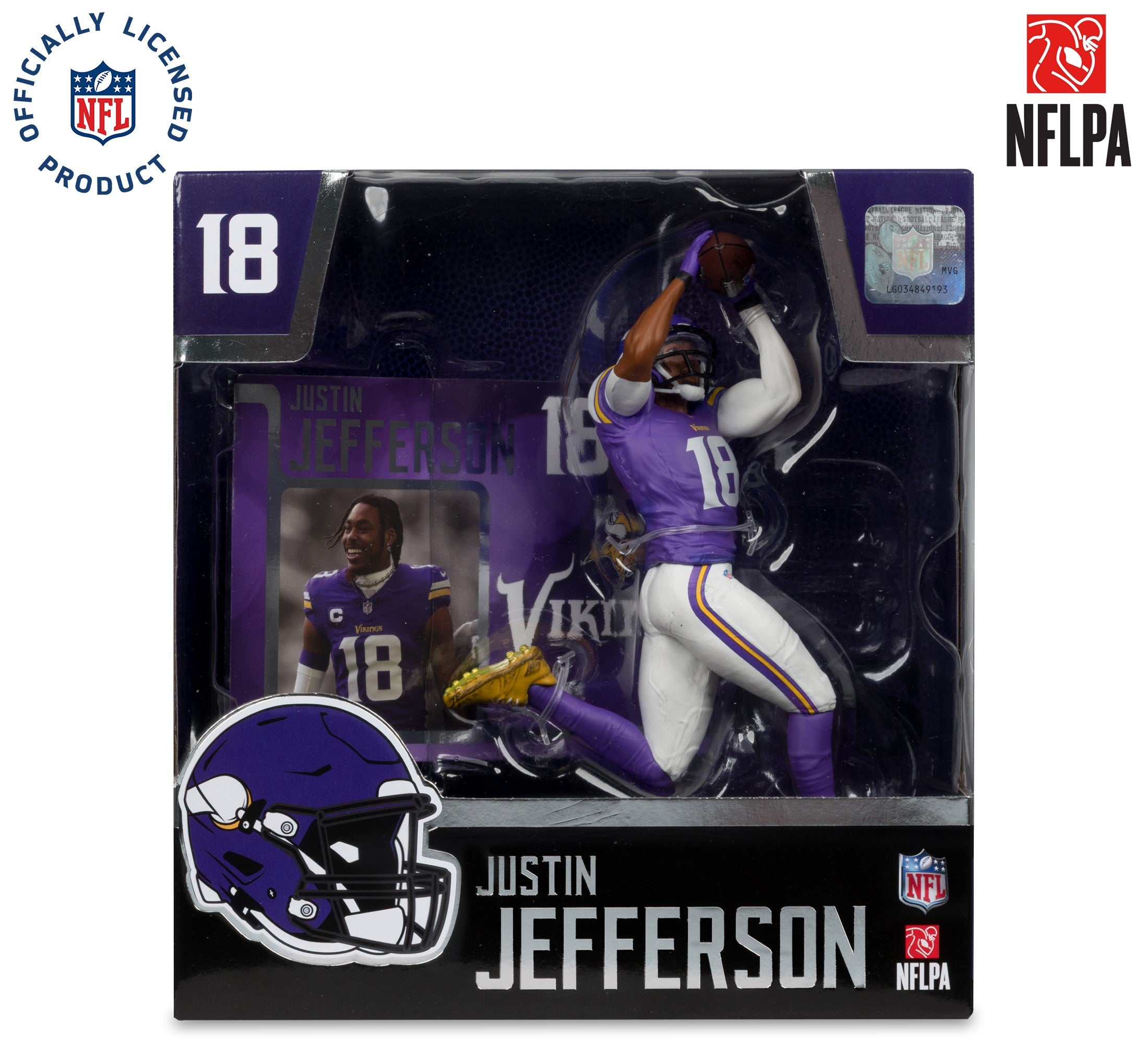 Figura Coleccionable NFL McFarlanes Vikings Justin Jefferson - NERIAS DEPORTES