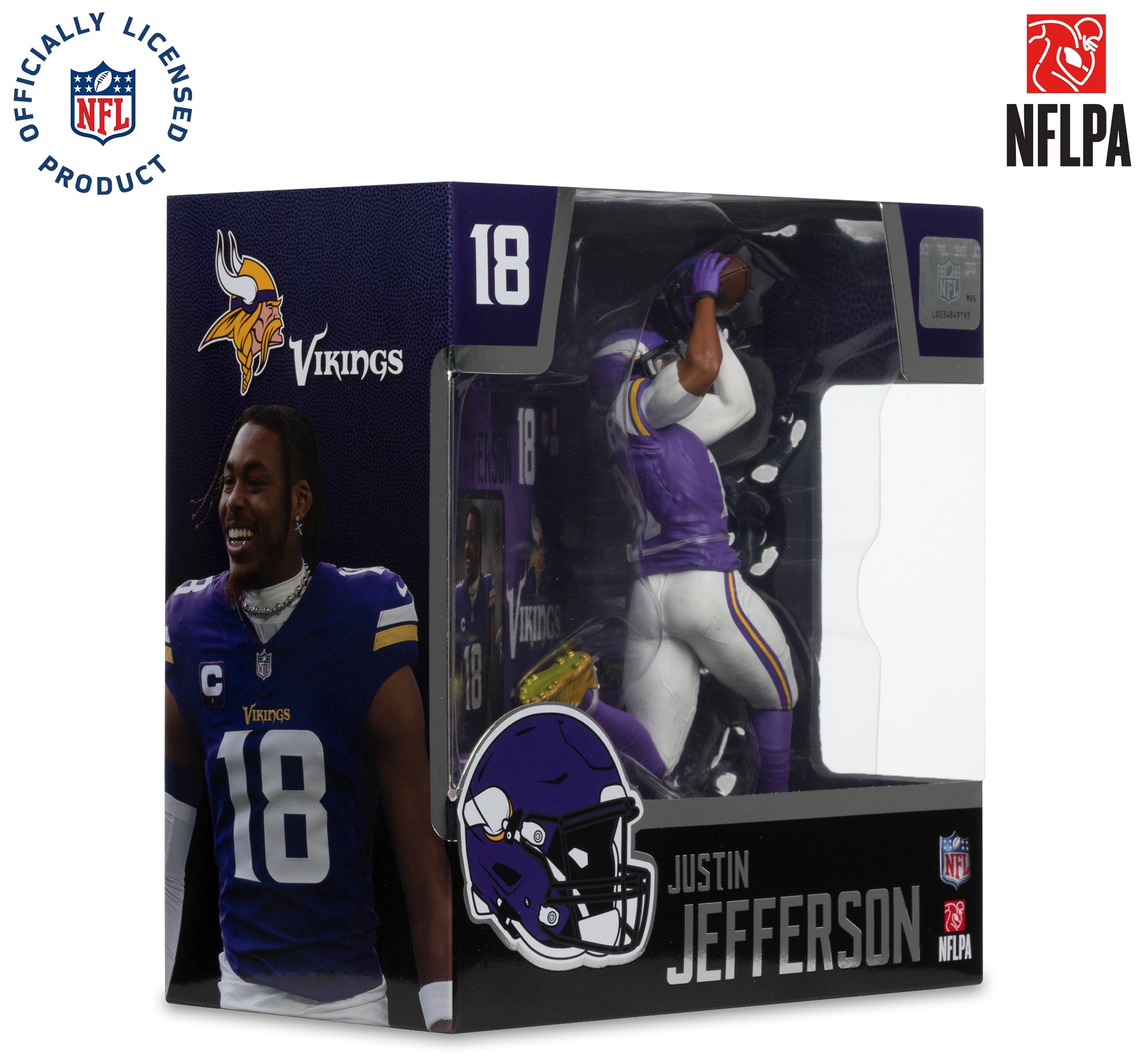 Figura Coleccionable NFL McFarlanes Vikings Justin Jefferson - NERIAS DEPORTES