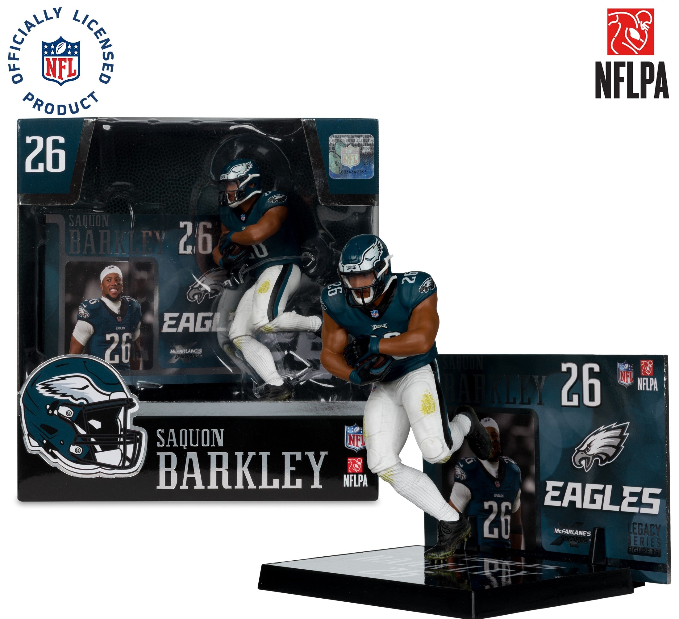 Figura Coleccionable NFL McFarlane's Eagles Saquon Barkley - NERIAS DEPORTES