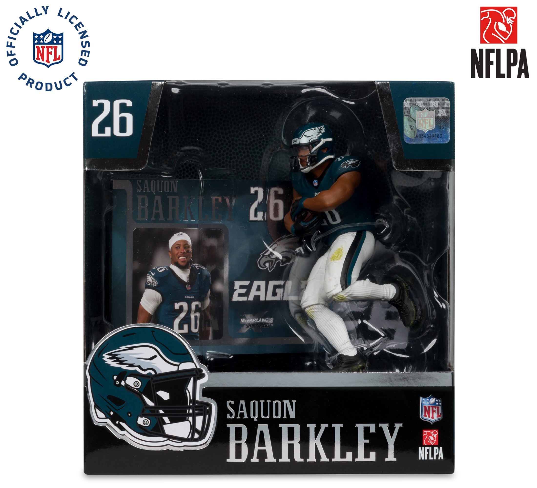 Figura Coleccionable NFL McFarlane's Eagles Saquon Barkley - NERIAS DEPORTES