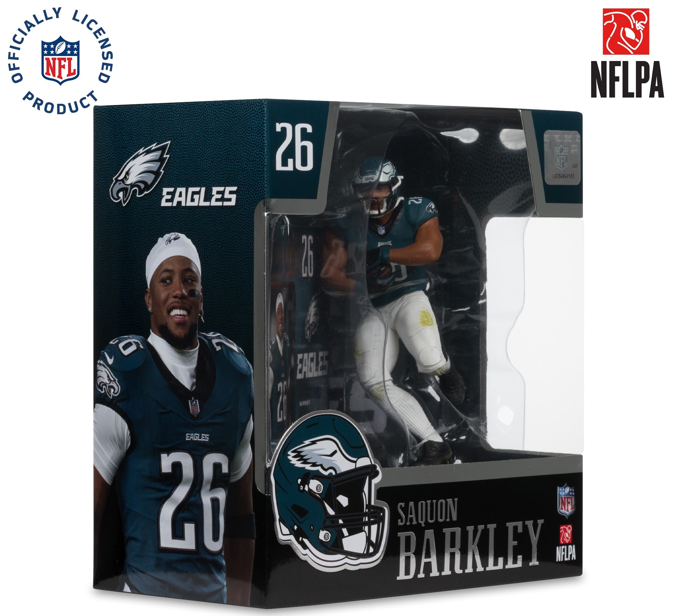 Figura Coleccionable NFL McFarlane's Eagles Saquon Barkley - NERIAS DEPORTES
