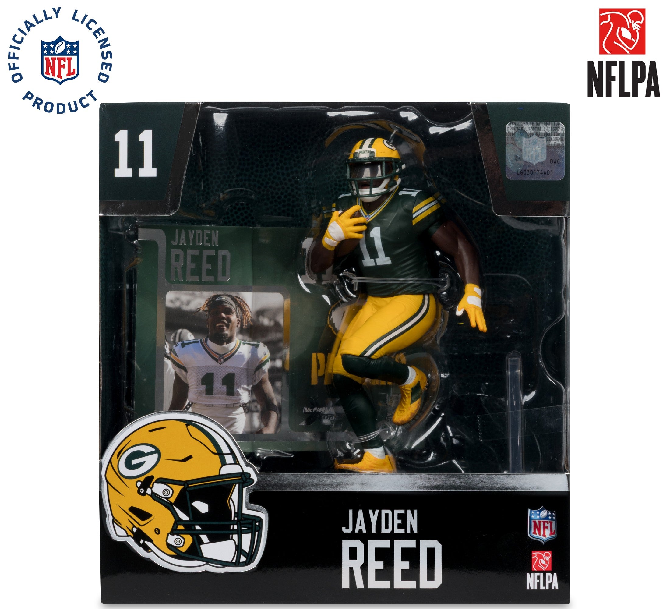 Figura Coleccionable NFL McFarlane's Packers Jayden Reed - NERIAS DEPORTES