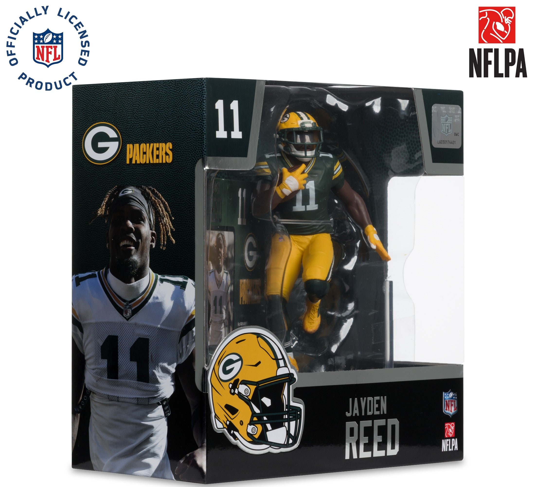 Figura Coleccionable NFL McFarlane's Packers Jayden Reed - NERIAS DEPORTES