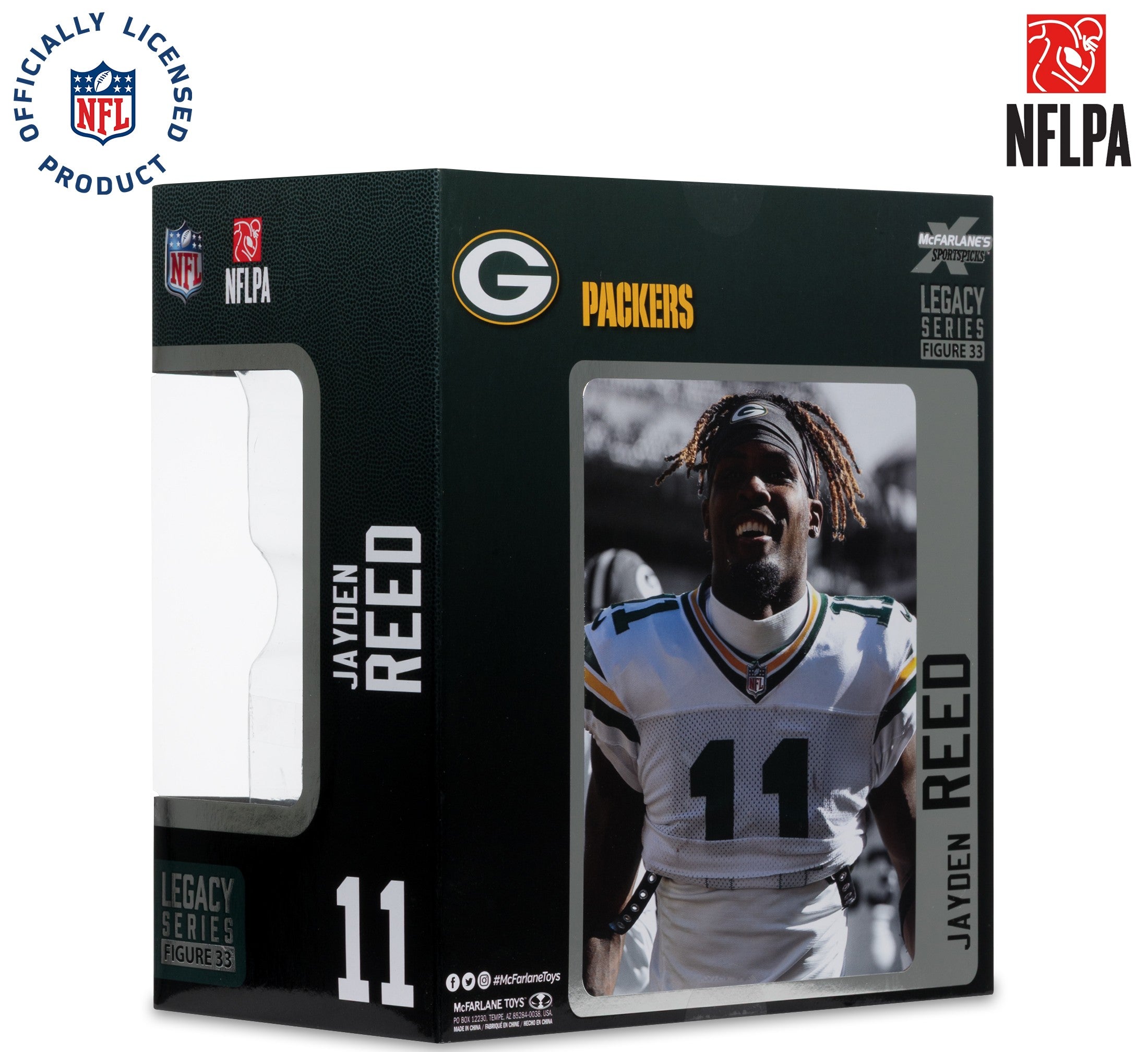 Figura Coleccionable NFL McFarlane's Packers Jayden Reed - NERIAS DEPORTES