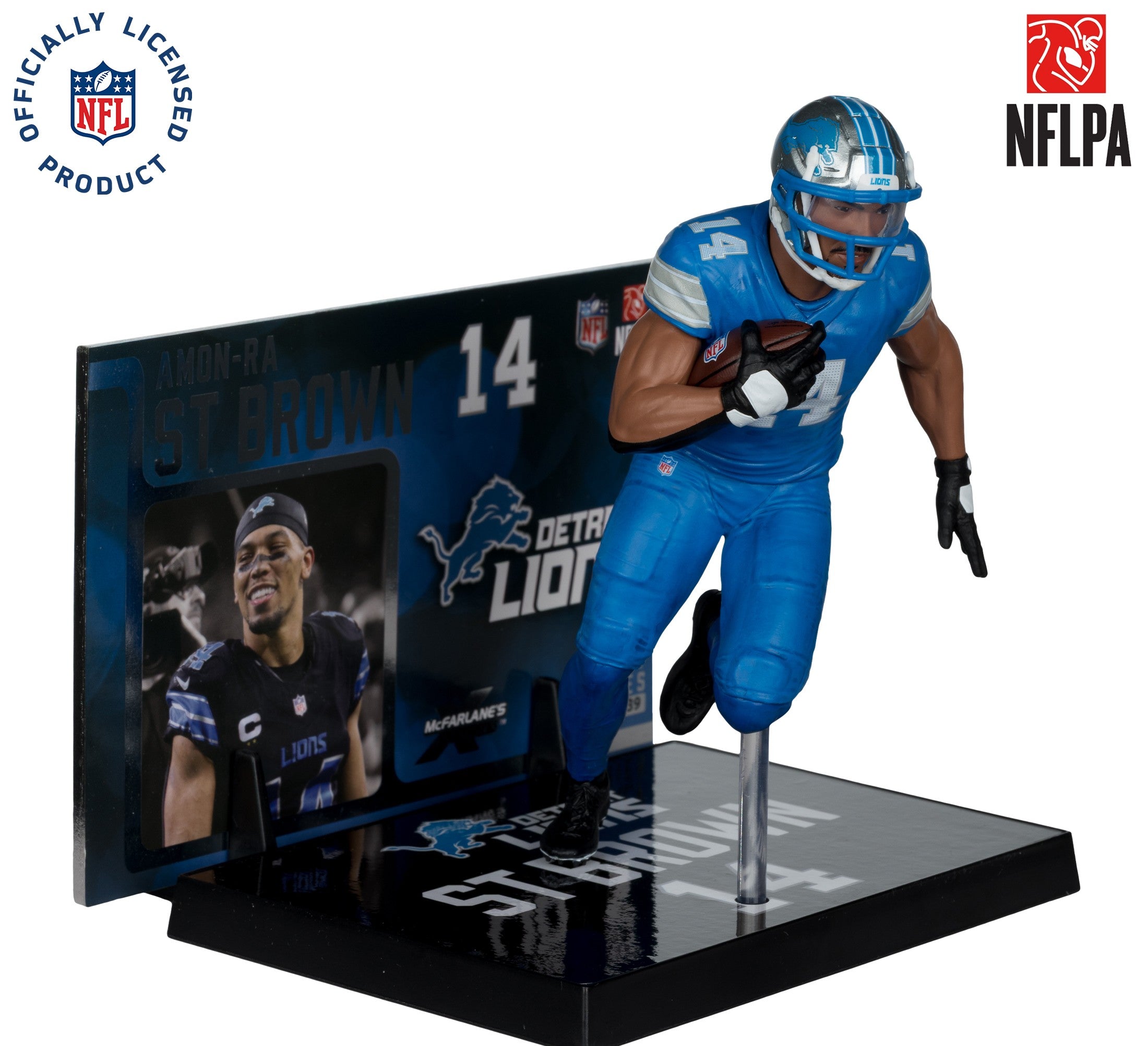 Figura Coleccionable NFL McFarlane's Lions Amon-Ra St. Brown - NERIAS DEPORTES