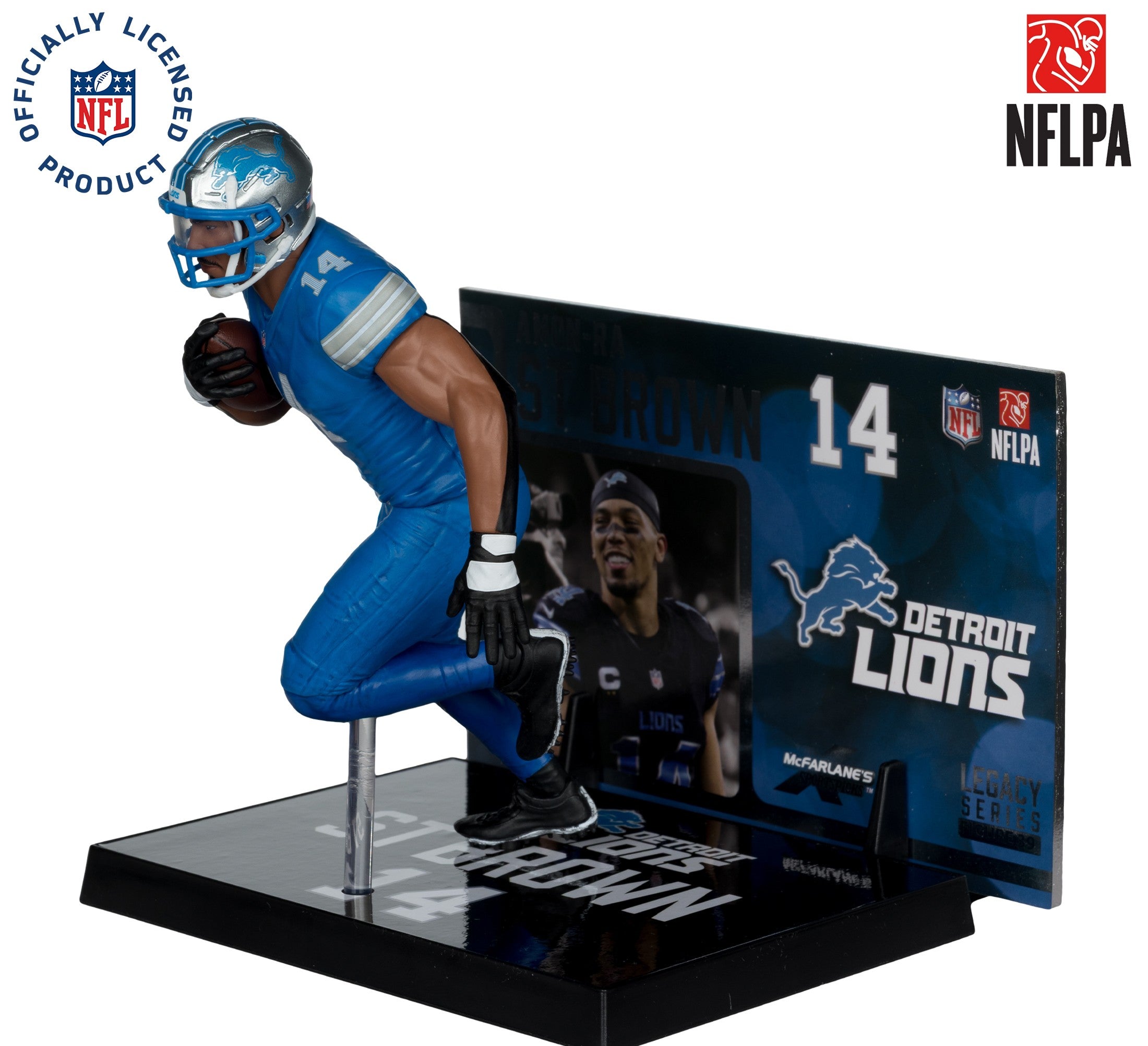 Figura Coleccionable NFL McFarlane's Lions Amon-Ra St. Brown - NERIAS DEPORTES