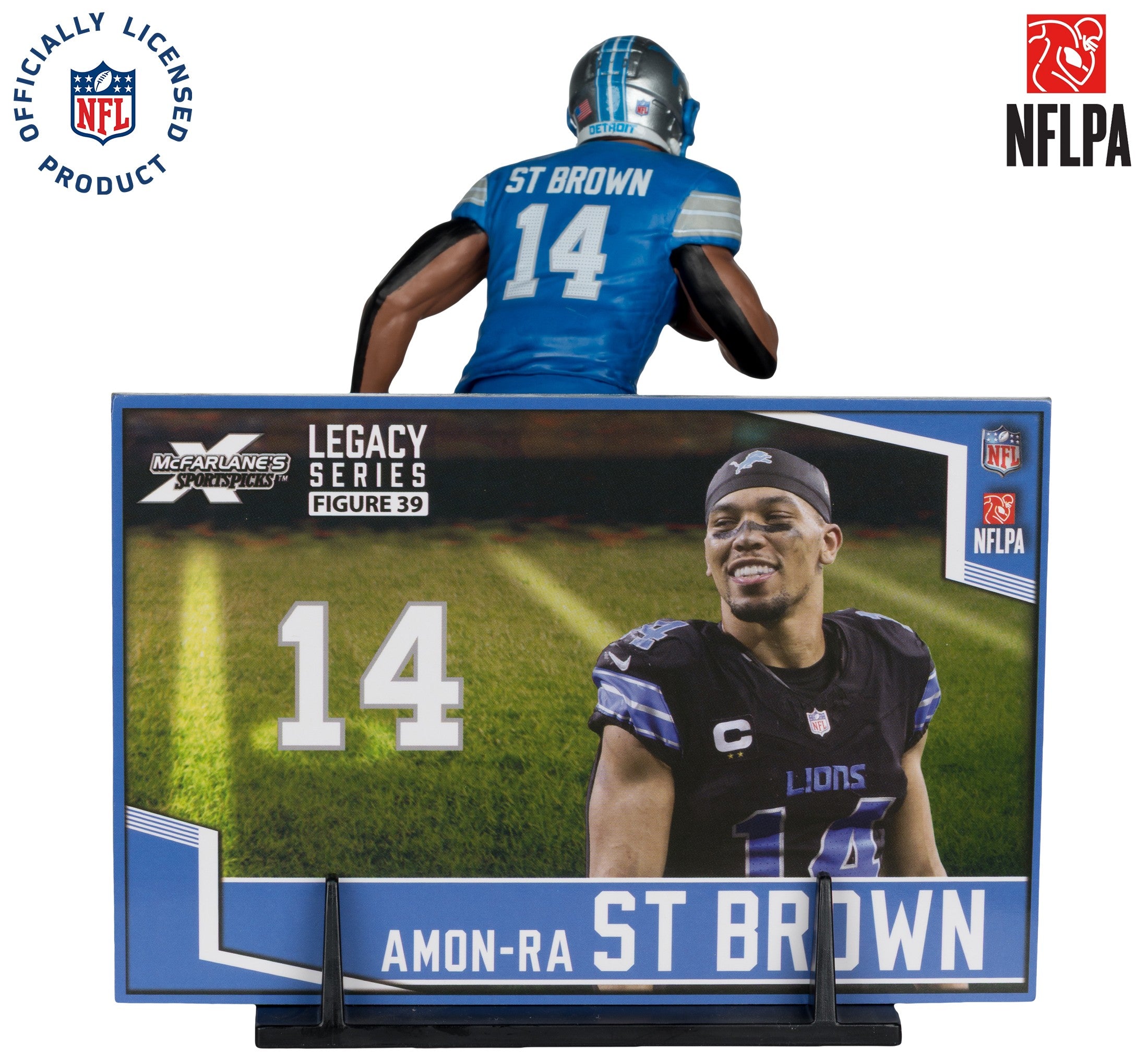 Figura Coleccionable NFL McFarlane's Lions Amon-Ra St. Brown - NERIAS DEPORTES